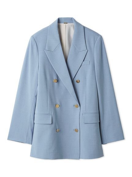 Mila Owen｜金釦ダブルブレストロングブレザー | Rakuten Fashion(楽天