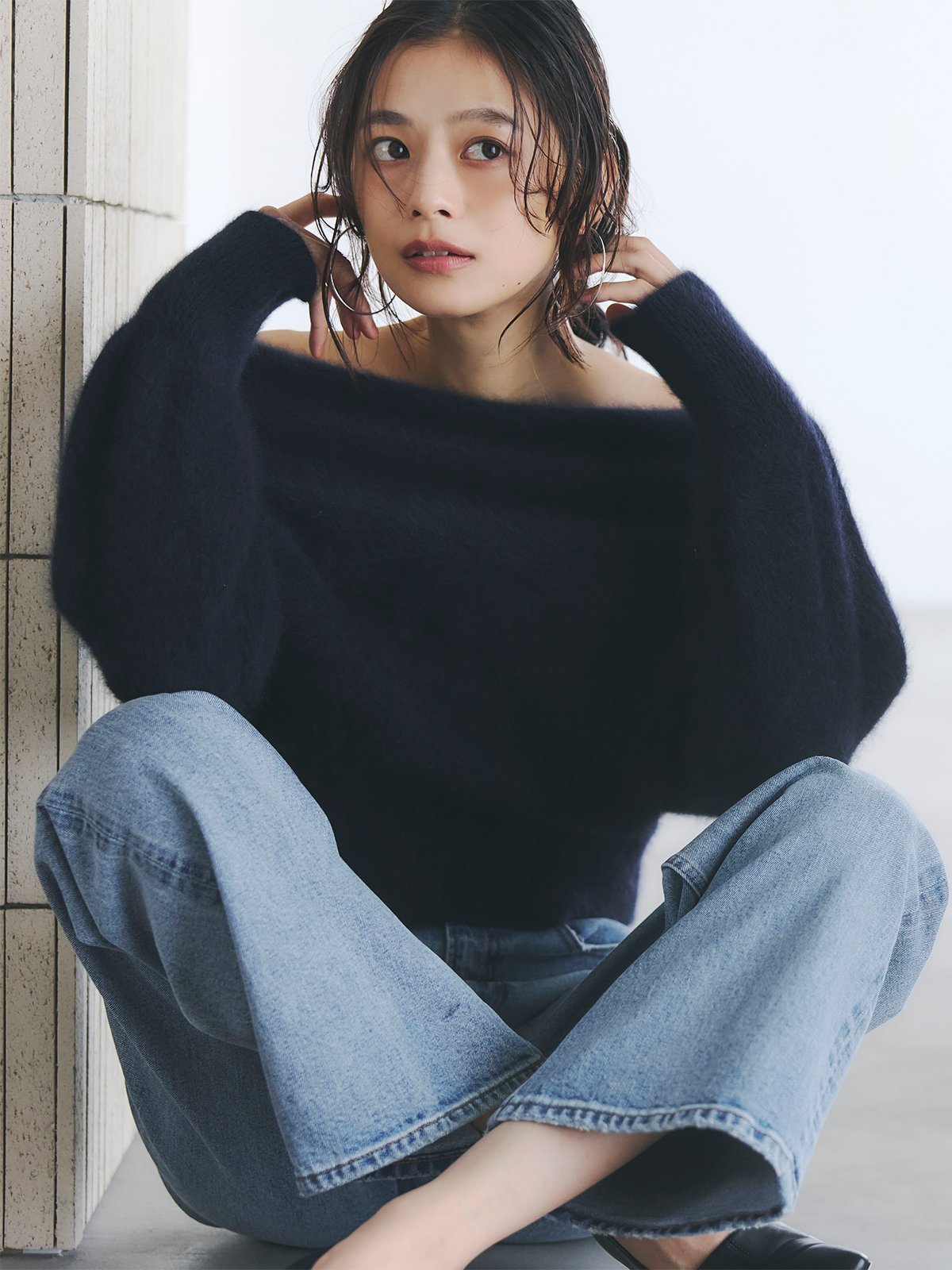 anuans｜ラクーンフォックスオフショルニットプルオーバー | Rakuten