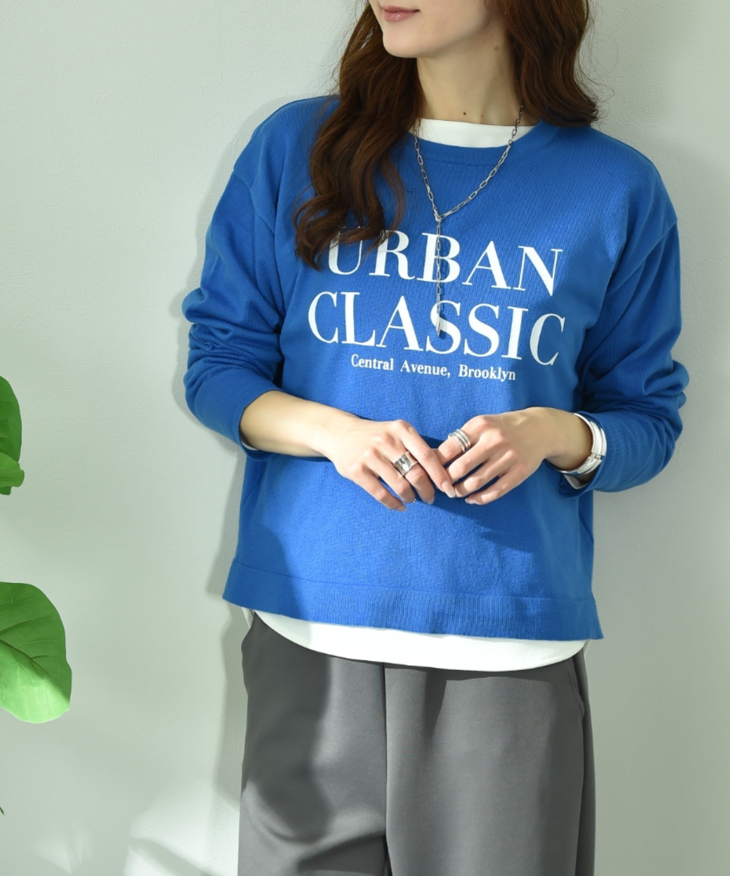 INTERPLANET｜ロゴニットプルオーバー | Rakuten Fashion(楽天