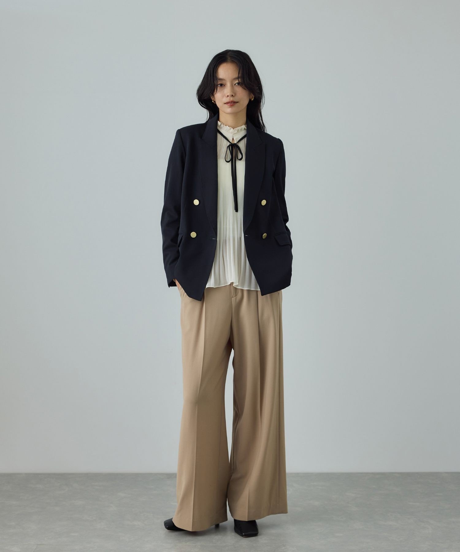 ROPE'｜ストレッチ金ボタンブレザージャケット | Rakuten Fashion(楽天