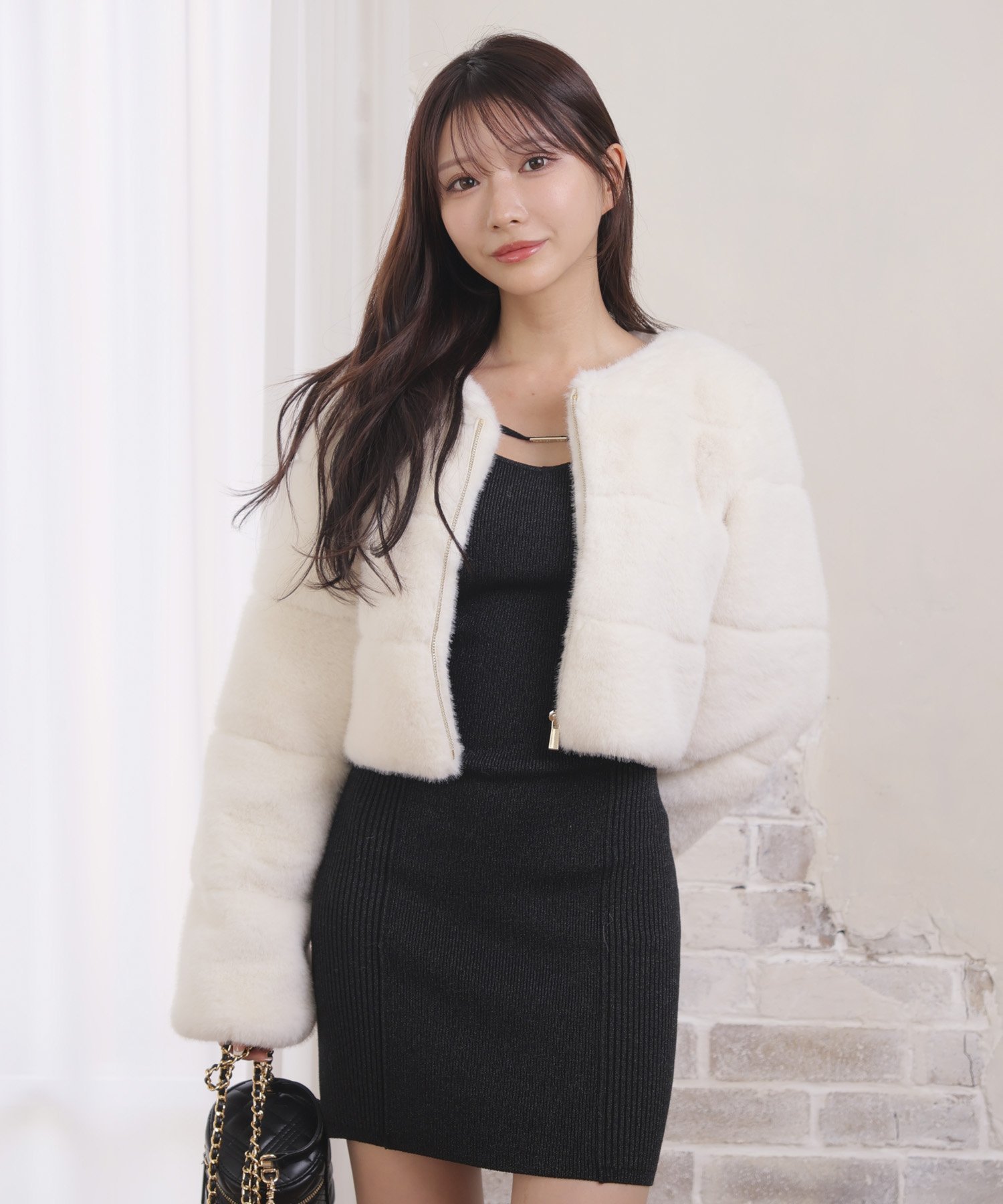 LIP SERVICE｜2wayカラーショートファージャケット | Rakuten Fashion