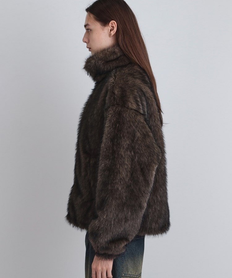 tk.TAKEO KIKUCHI｜ミックスフェイクファーブルゾン | Rakuten Fashion