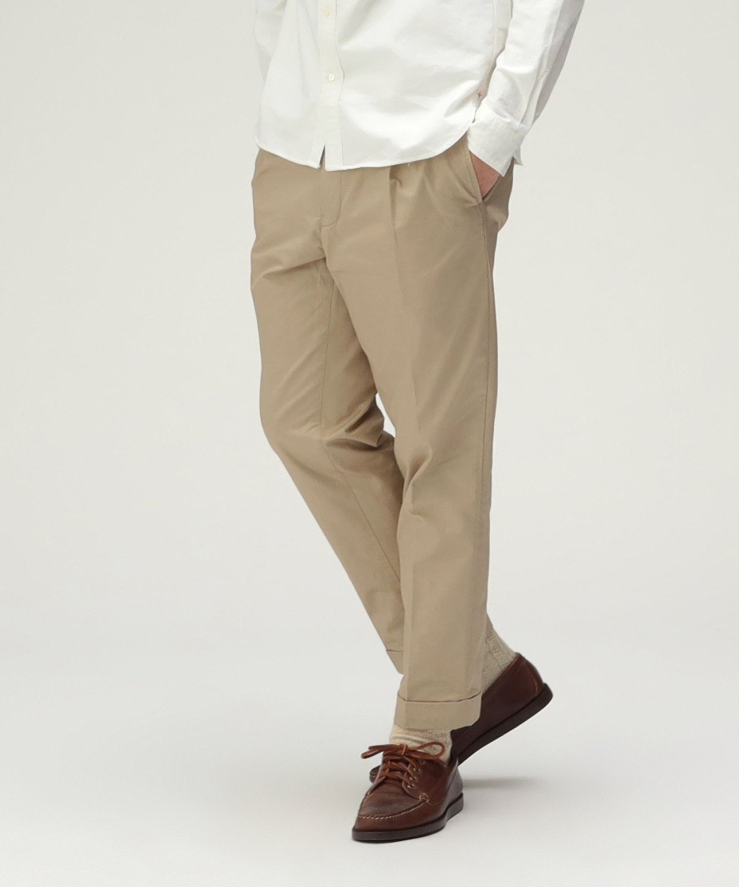 BEAMS MEN｜【百名品 定番】BEAMS PLUS / 1プリーツ ツイル チノ