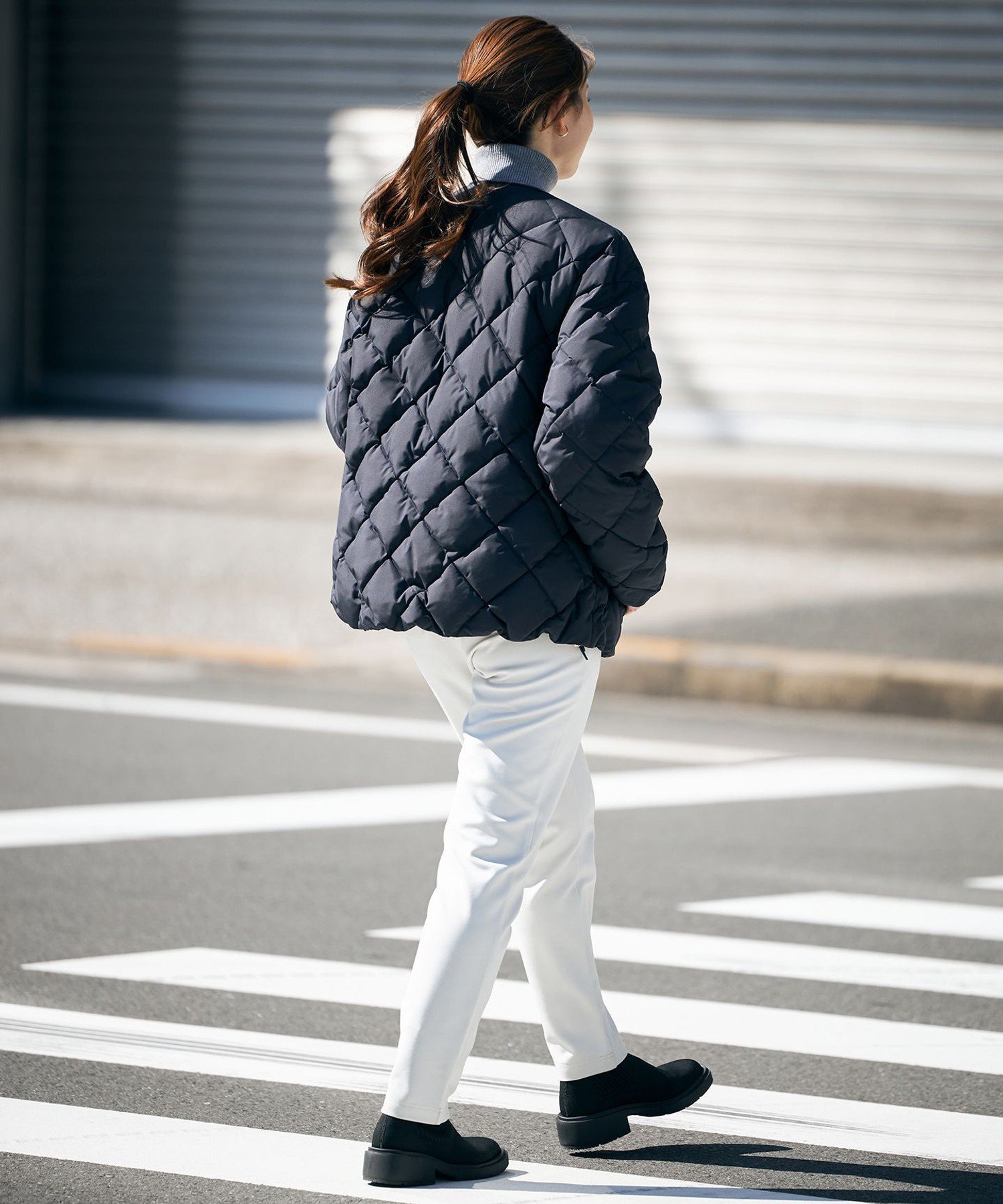 UNFILO｜【TAION×UNFILO】キルティングダウン ショート丈ブルゾン