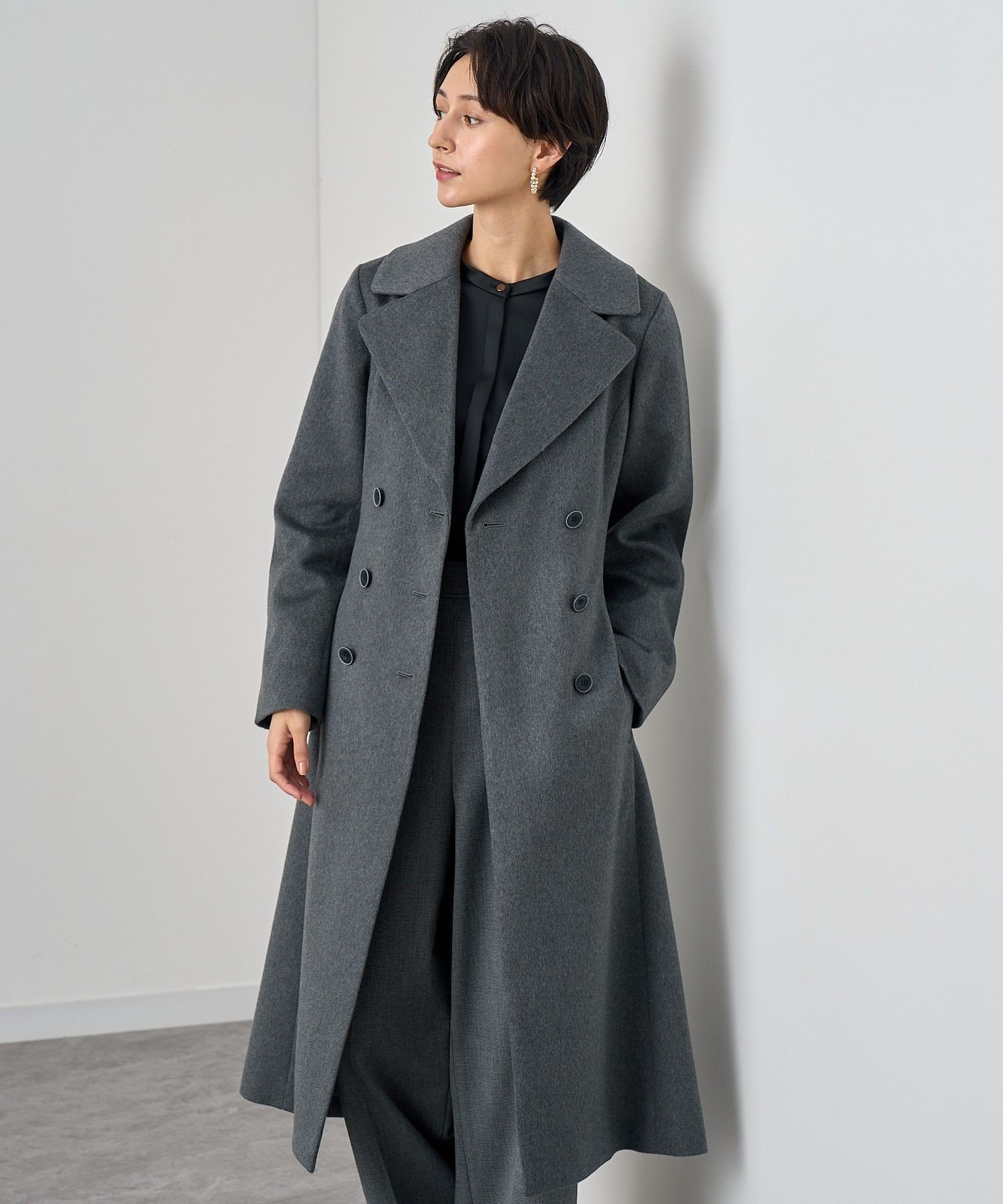 ANAYI｜カシミヤドレストレンチコート | Rakuten Fashion(楽天