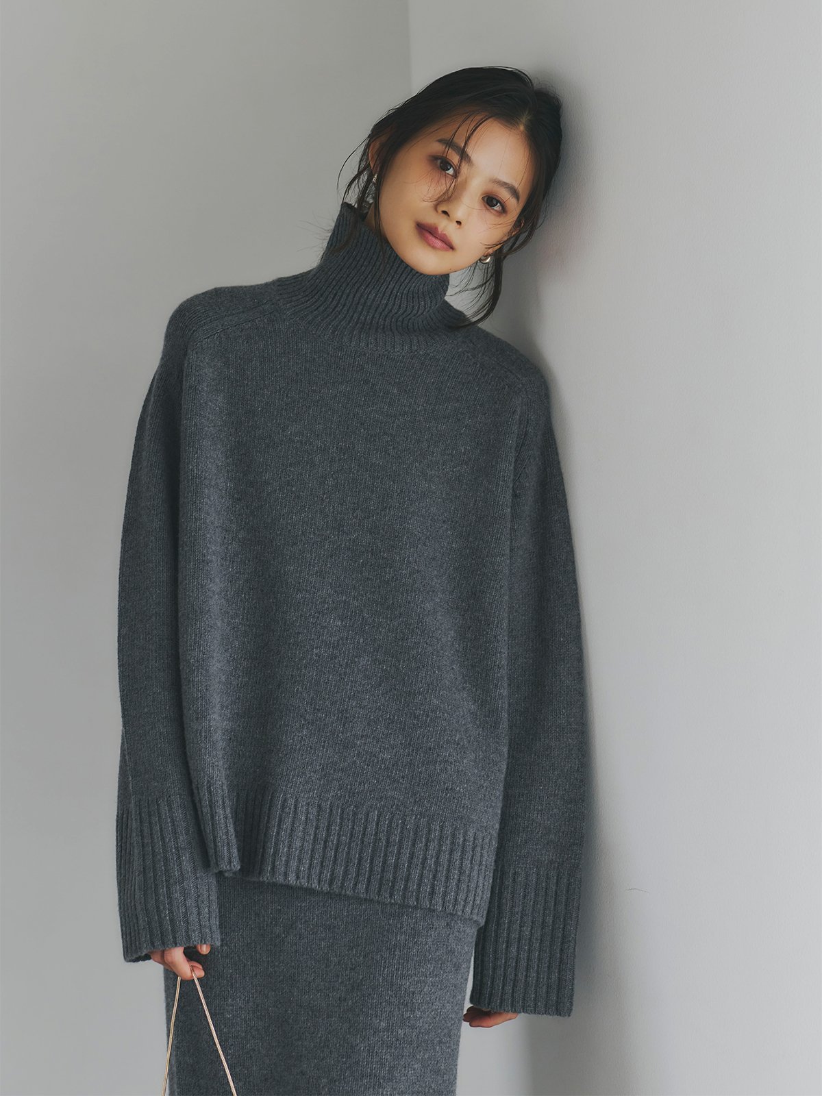 anuans｜HAMILTONウールカシミヤタートルネックプルオーバー | Rakuten