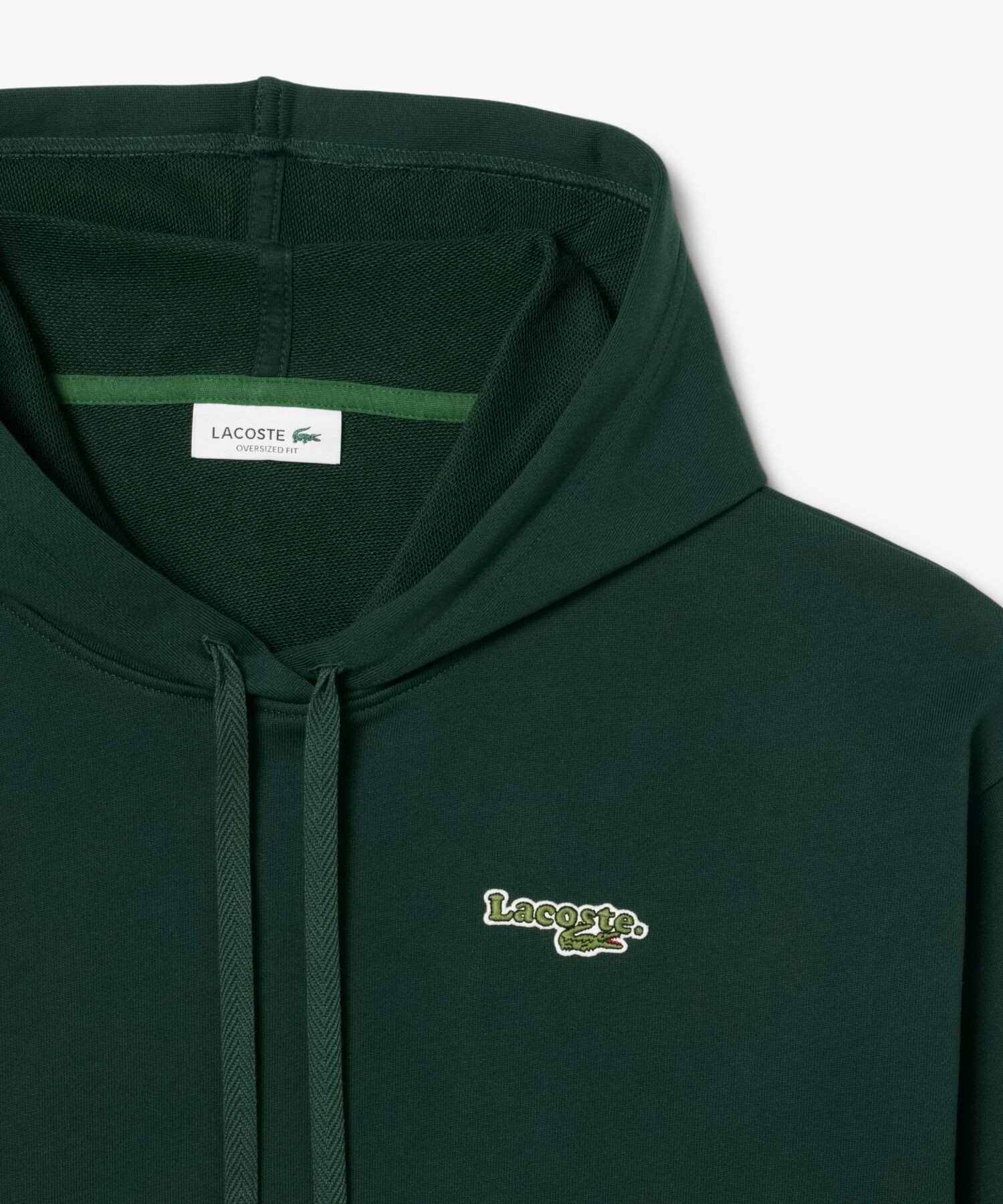 LACOSTE｜ネーム&ワニロゴパッチスウェットフーディー | Rakuten