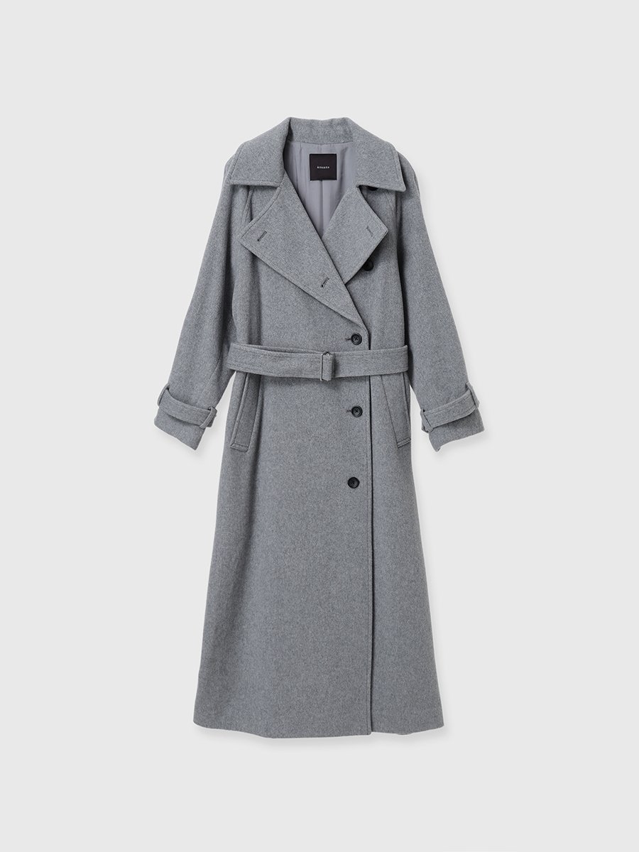 anuans｜ウールトレンチコート | Rakuten Fashion(楽天ファッション