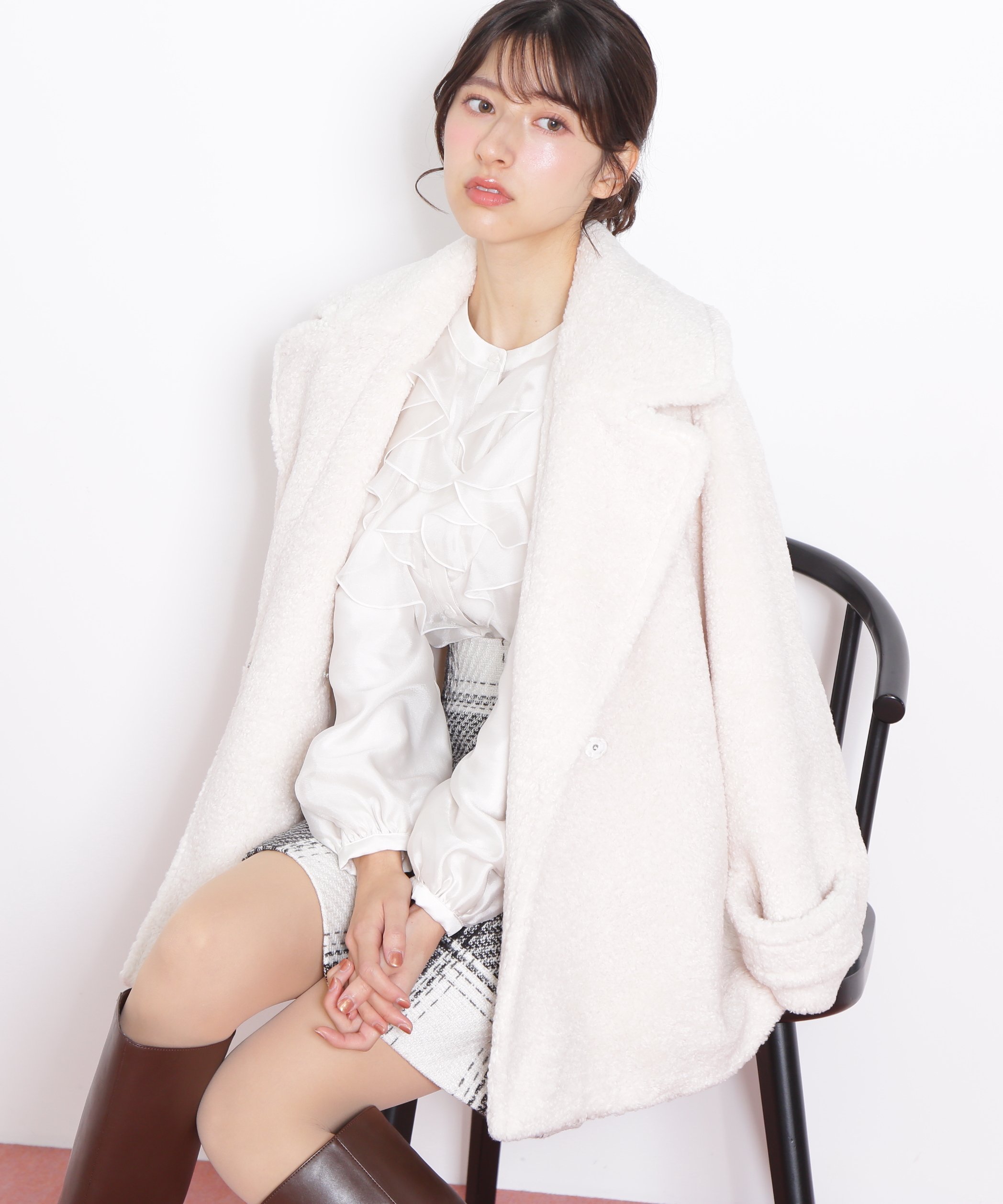 美品】JILL STUART ボアコート テディベアコート 定価46200円 JILL by