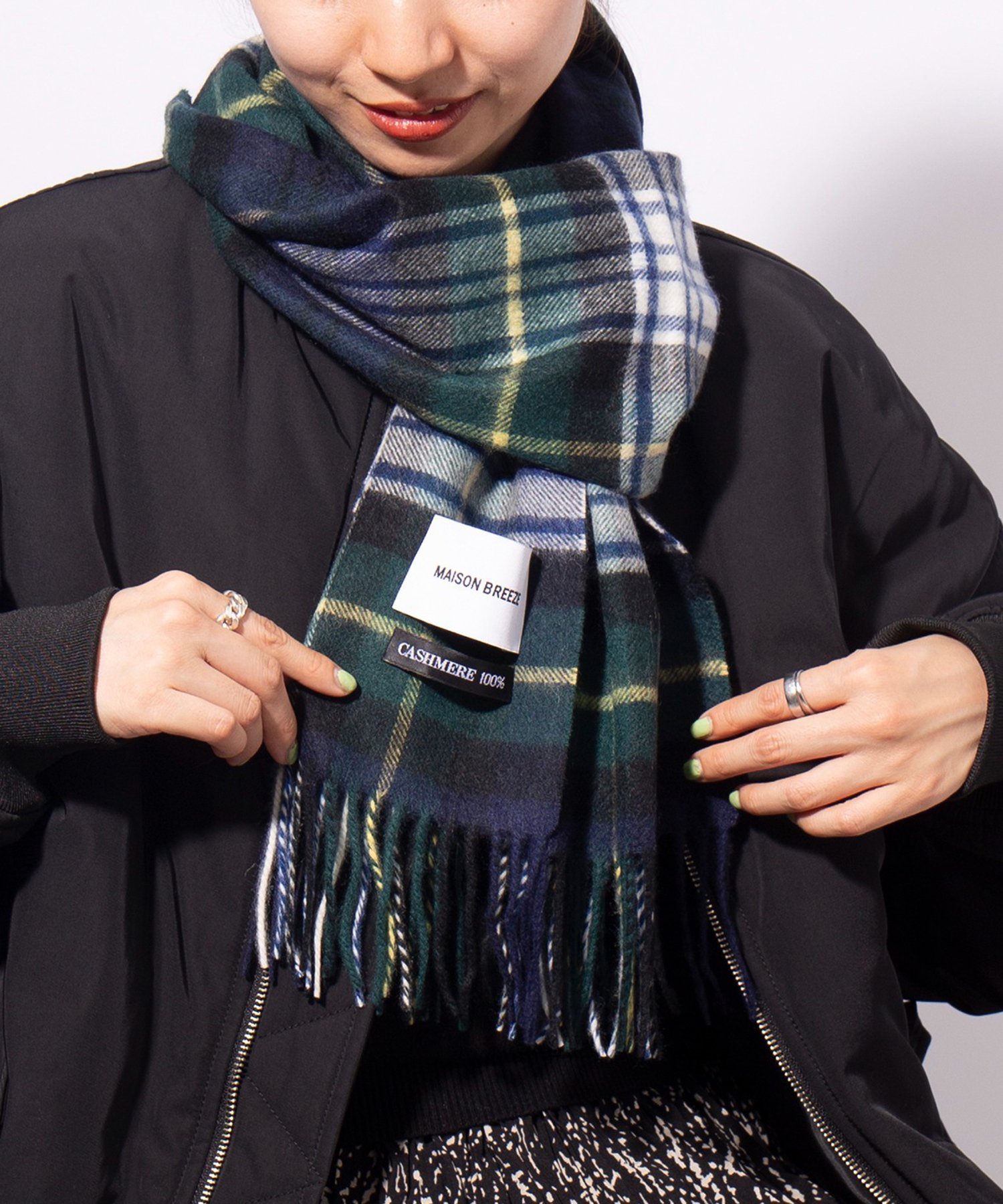 SETUP7｜SETUP7/ピュアカシミヤ100% マフラー30cm*190cm KZCH30