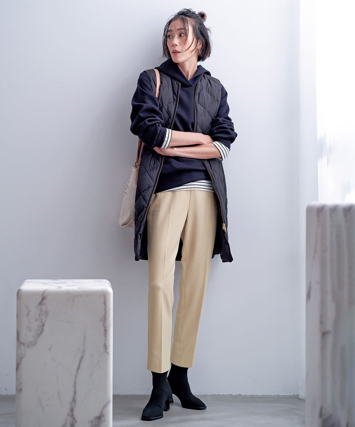 UNFILO｜【TAION×UNFILO 】キルティングダウン ジレ | Rakuten Fashion