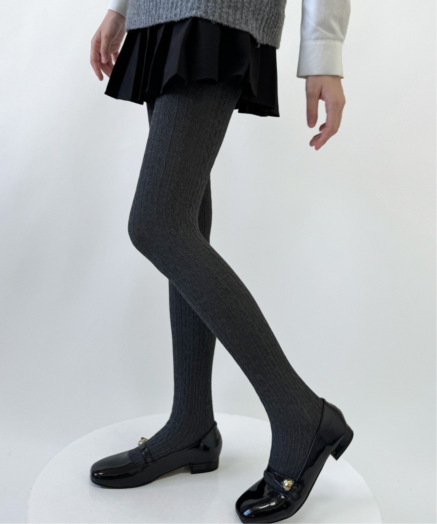 CERCA｜Nia/(W)Nia(ニア)/レースデザイン コットンタイツ | Rakuten