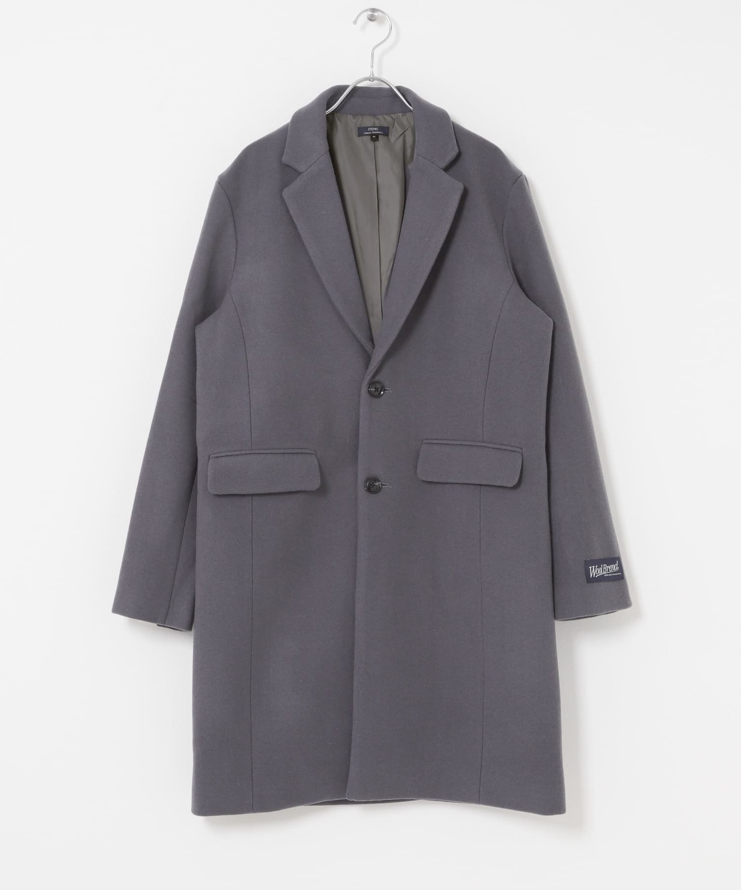 URBAN RESEARCH ITEMS｜ウールブレンドチェスターコート | Rakuten