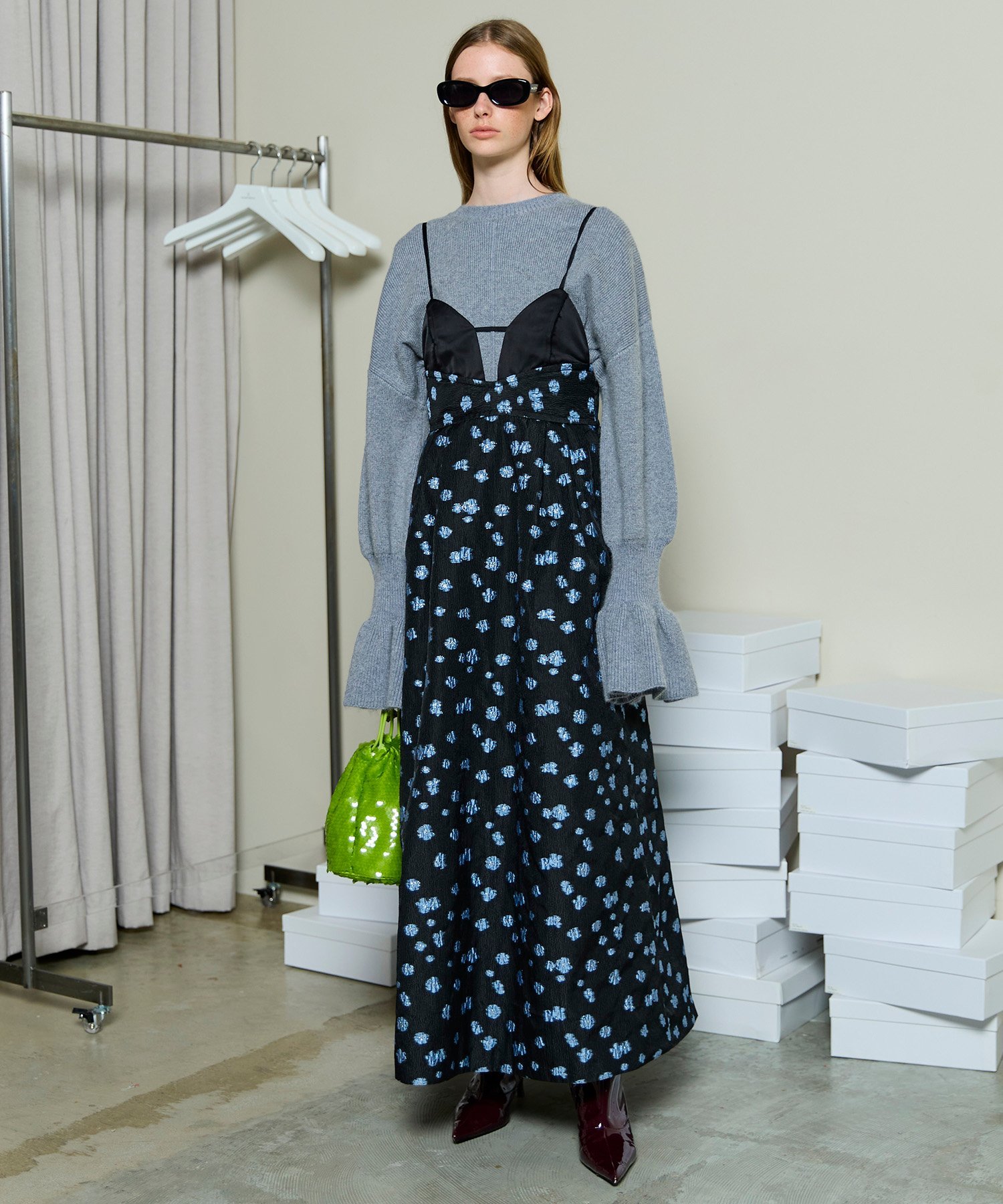 MAISON SPECIAL｜2WAYジャガードワンピース | Rakuten Fashion(楽天