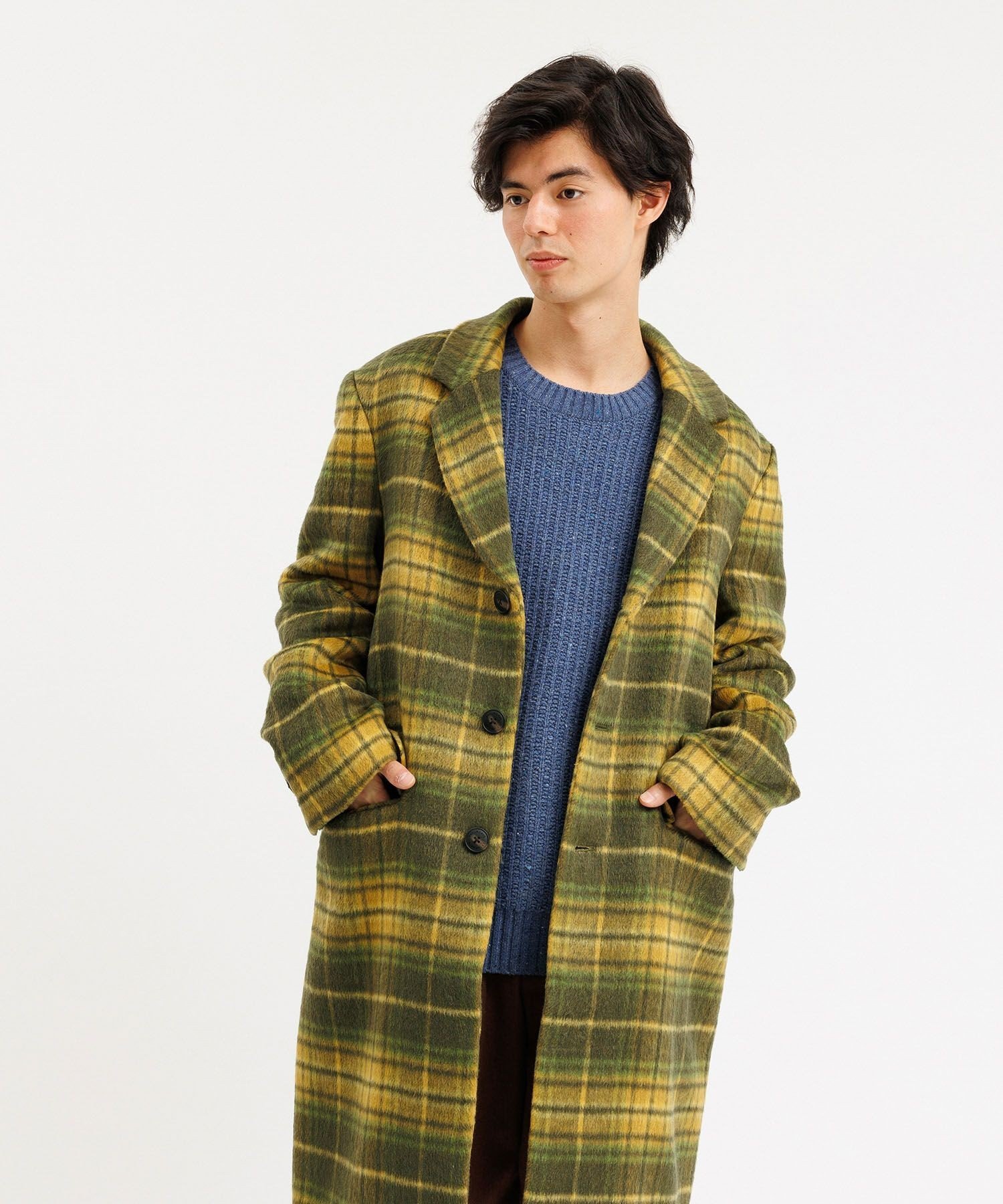Saturdays NYC｜MORGAN PLAID OVERCOAT | Rakuten Fashion(楽天