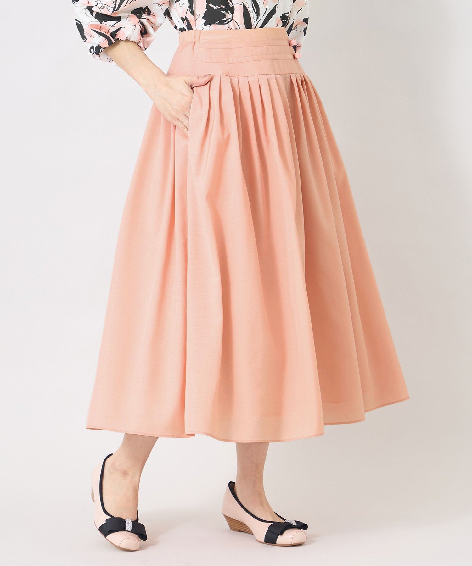 TO BE CHIC｜ブライトクロスリボンタック スカート | Rakuten Fashion