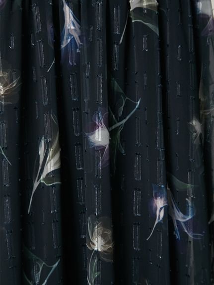 FRAY I.D｜ボウタイプリーツプリントワンピース | Rakuten Fashion