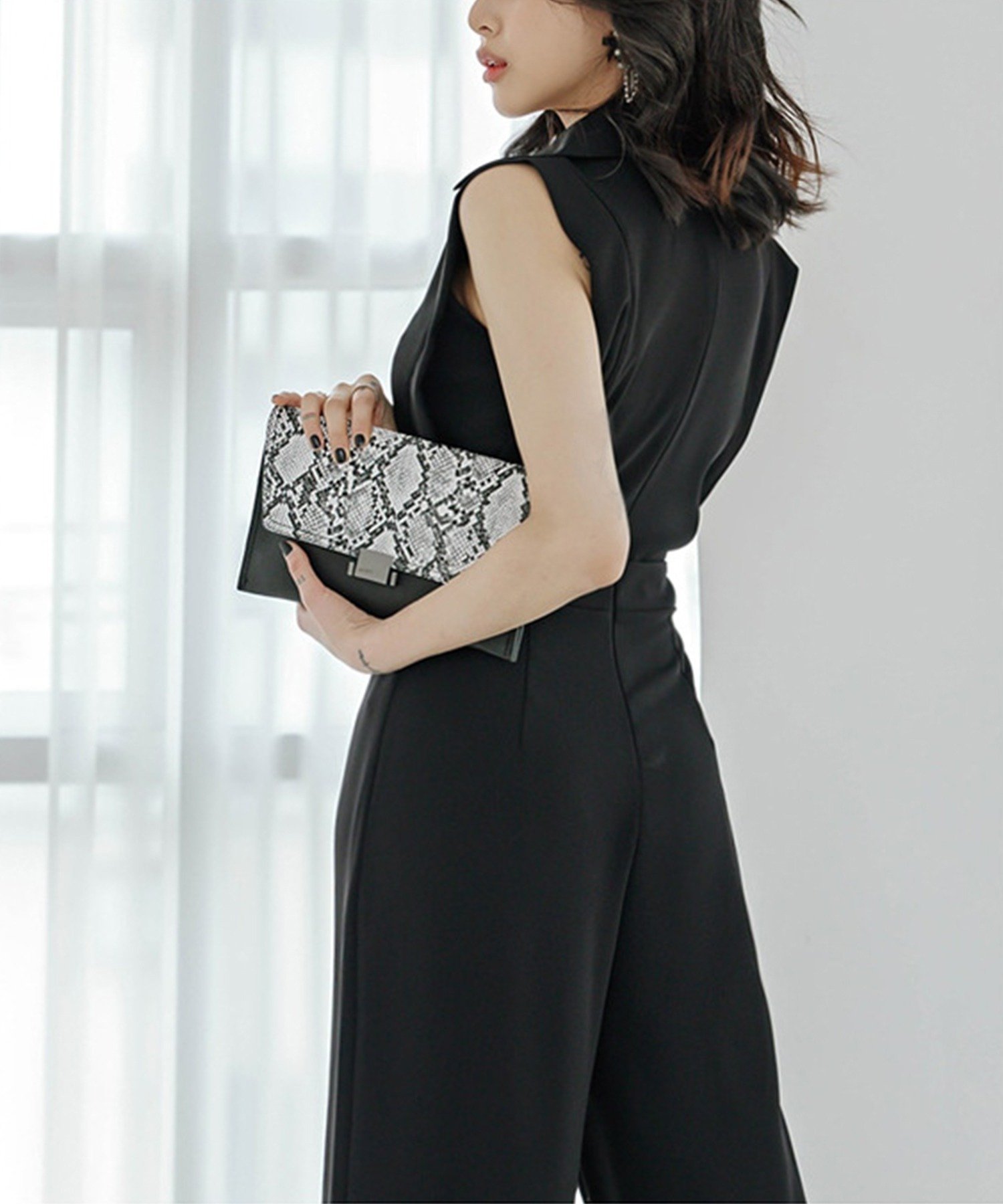 aimoha｜【Jasmine】ノースリーブジャンプスーツ | Rakuten Fashion