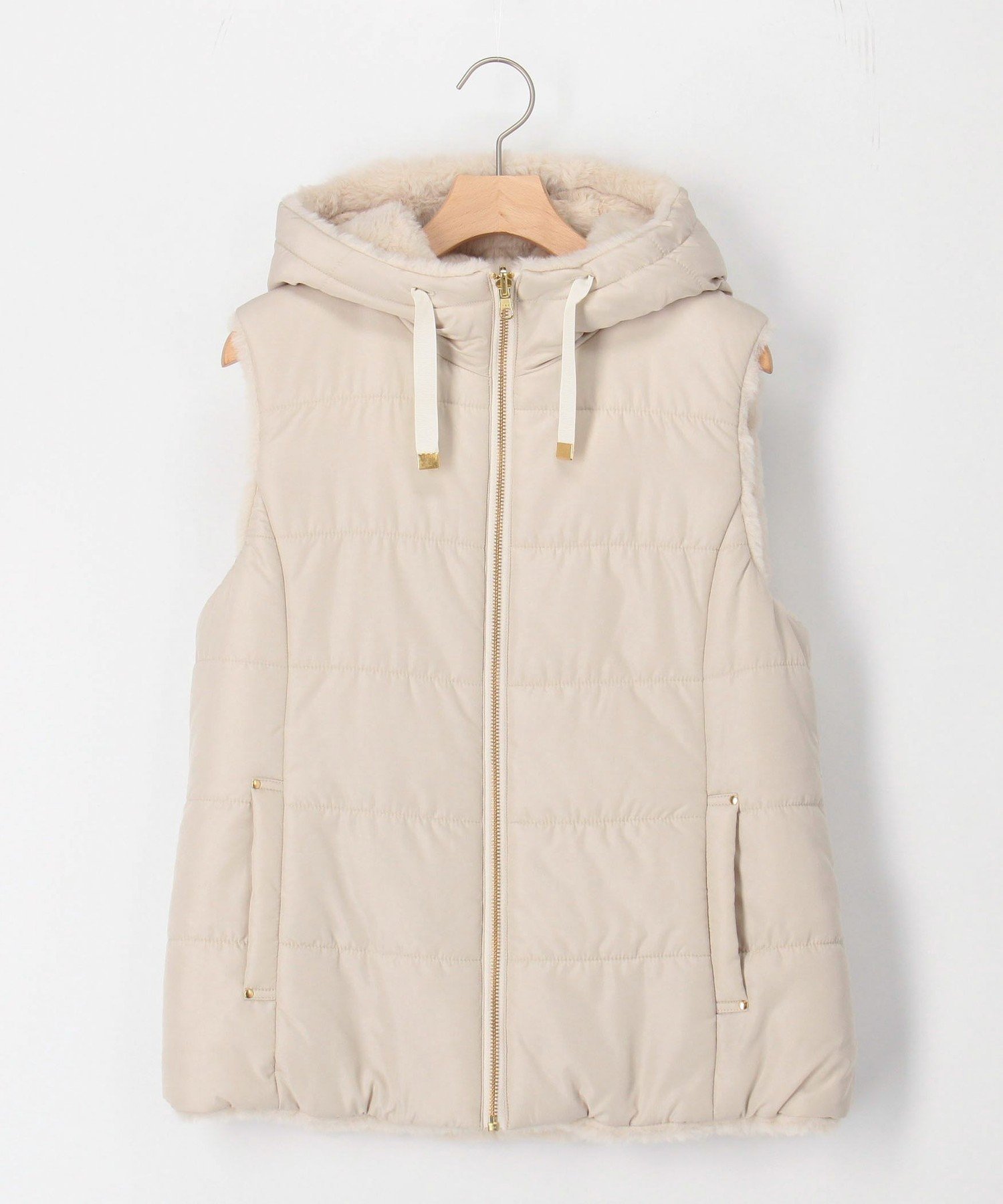 NOLLEY'S｜ファイングロス×ファー リバーシブルベスト | Rakuten