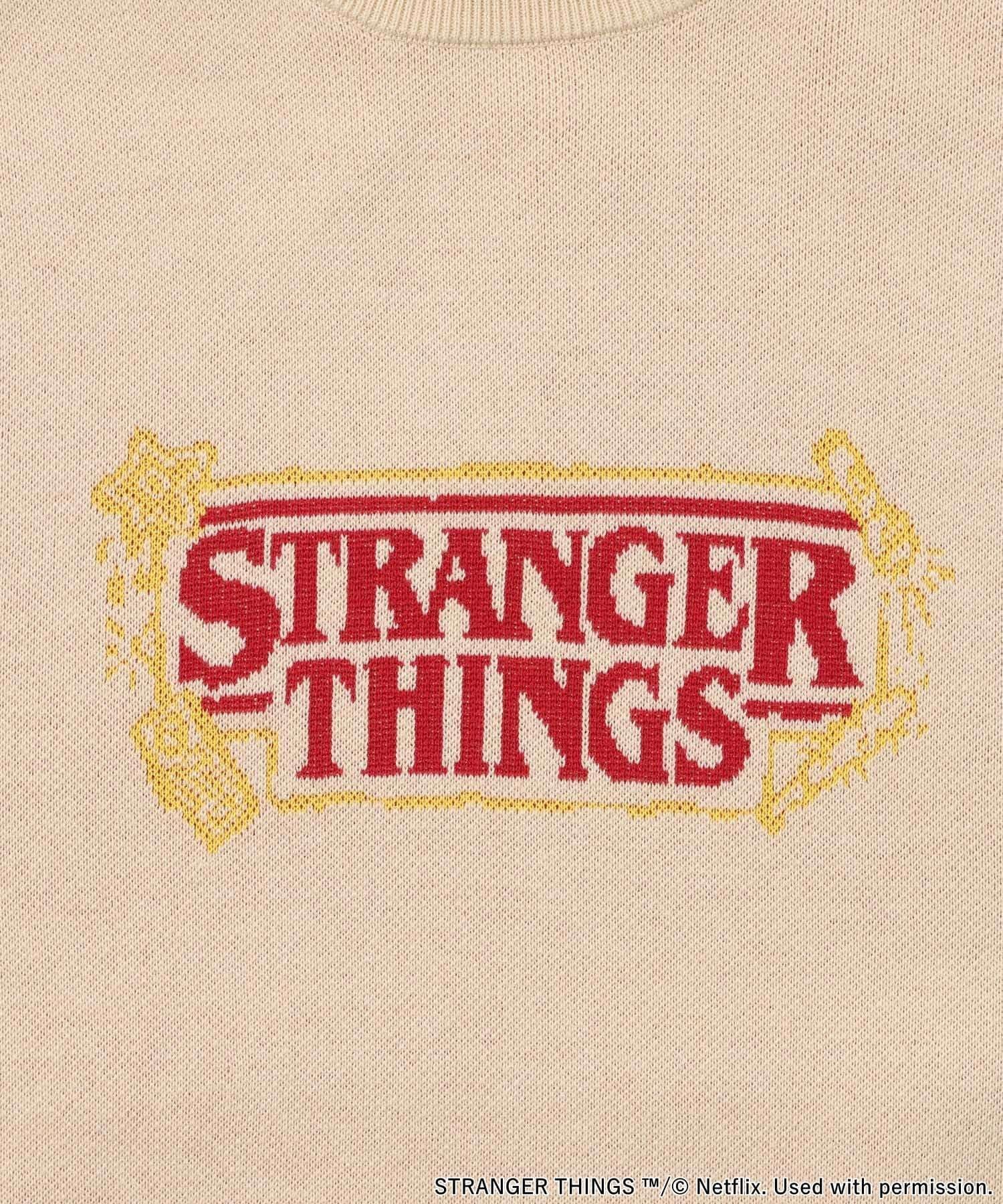 STRANGER THINGS コラボジャカードニットプルオーバー L niko and