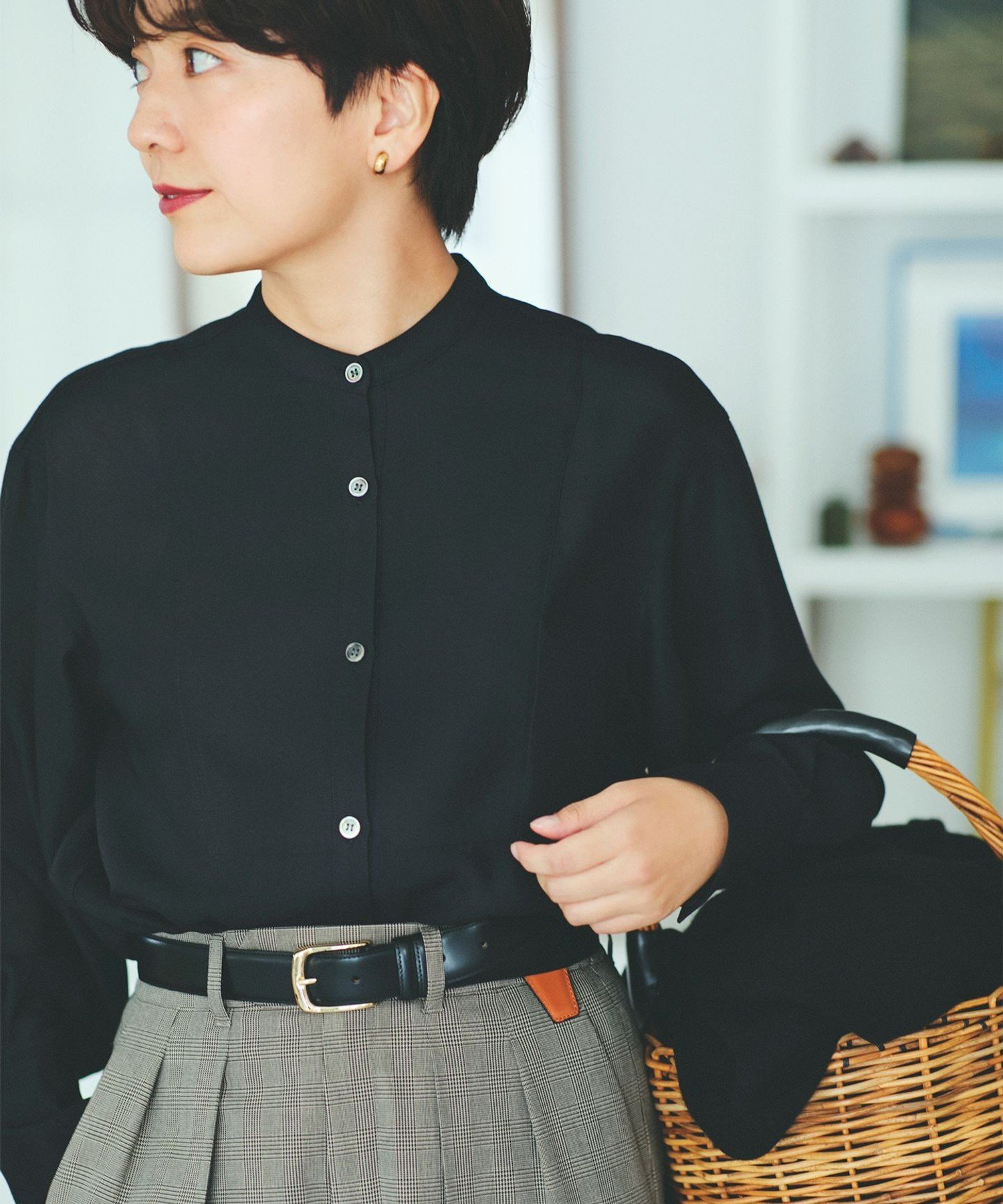 655新品23区 Oggi掲載ガラスフェザー ベルト38￥11990日本製 23区