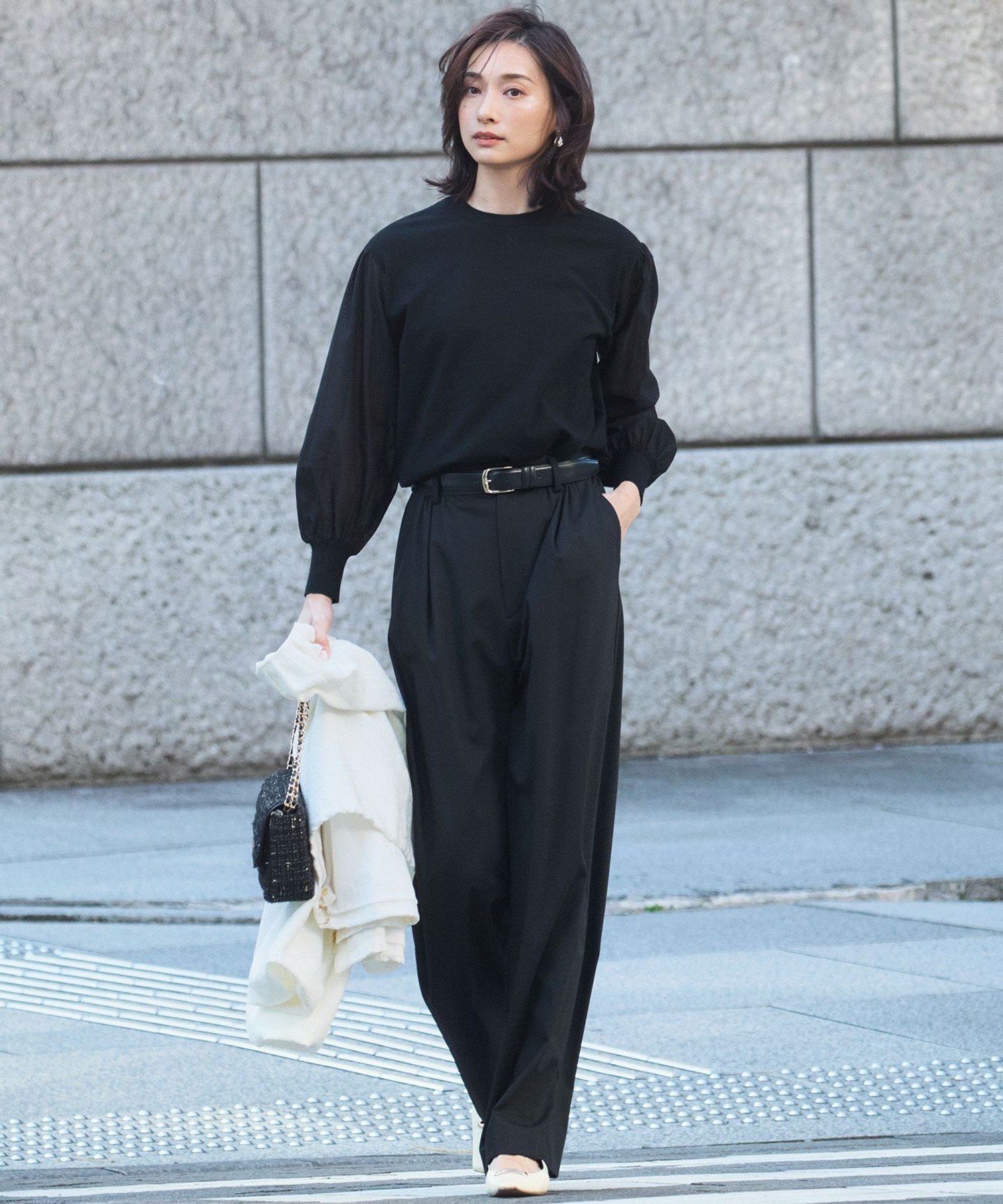 23区｜【好評につき追加/Oggi6月号掲載】ガラスフェザー ベルト