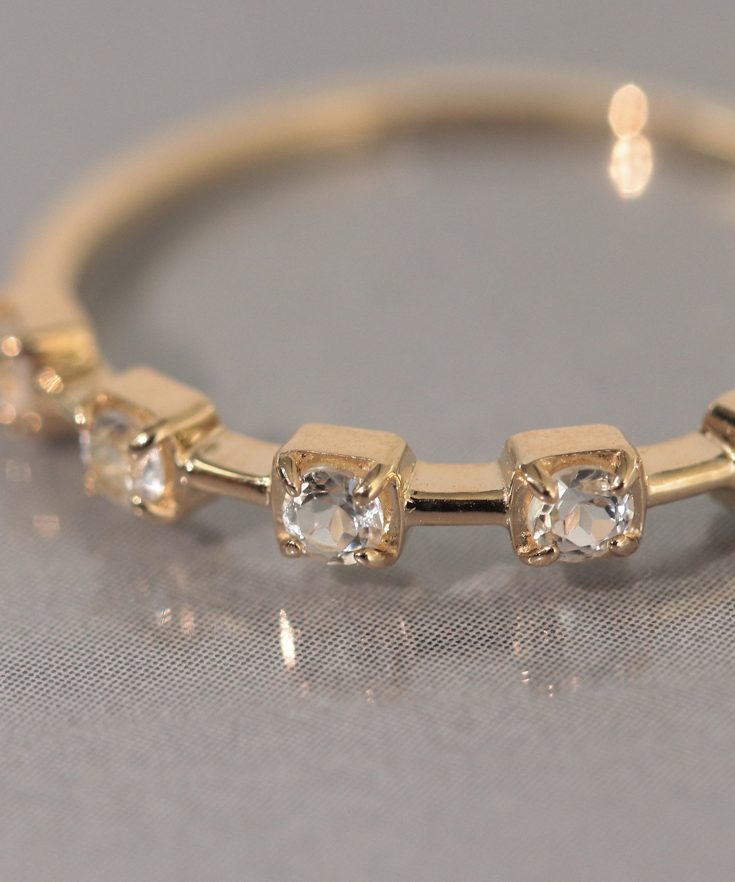 NOIR DE POUPEE｜le bois K10 スクエア 石とばしリング | Rakuten