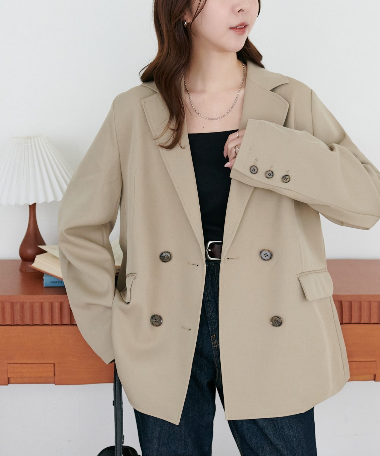 Discoat｜Wブレストテーラードジャケット | Rakuten Fashion(楽天