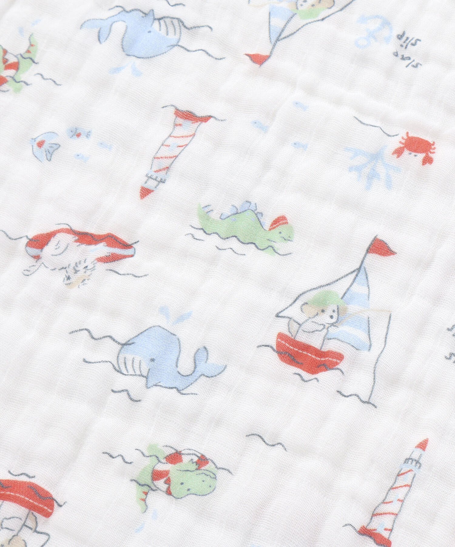 BEBE ONLINE STORE｜【お揃い】モチーフ総柄ガーゼスリーパーベビー