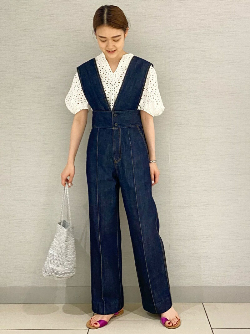 TOMORROWLAND｜コットンデニム 2-wayコンビネゾン | Rakuten Fashion