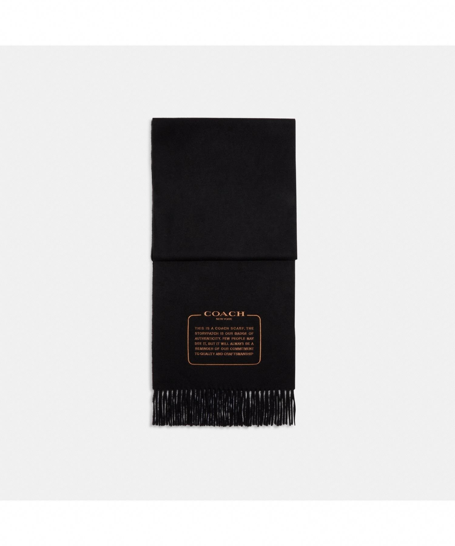 COACH OUTLET｜【公式】エンブロイダード パッチ カシミヤ マフラー