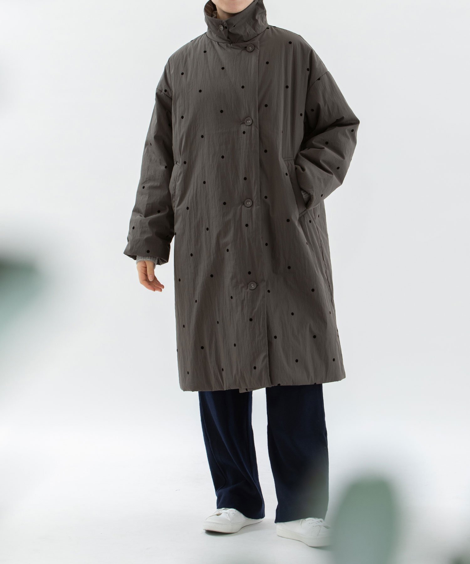 POU DOU DOU｜フロッキーpolka中綿3wayカラーコート | Rakuten Fashion