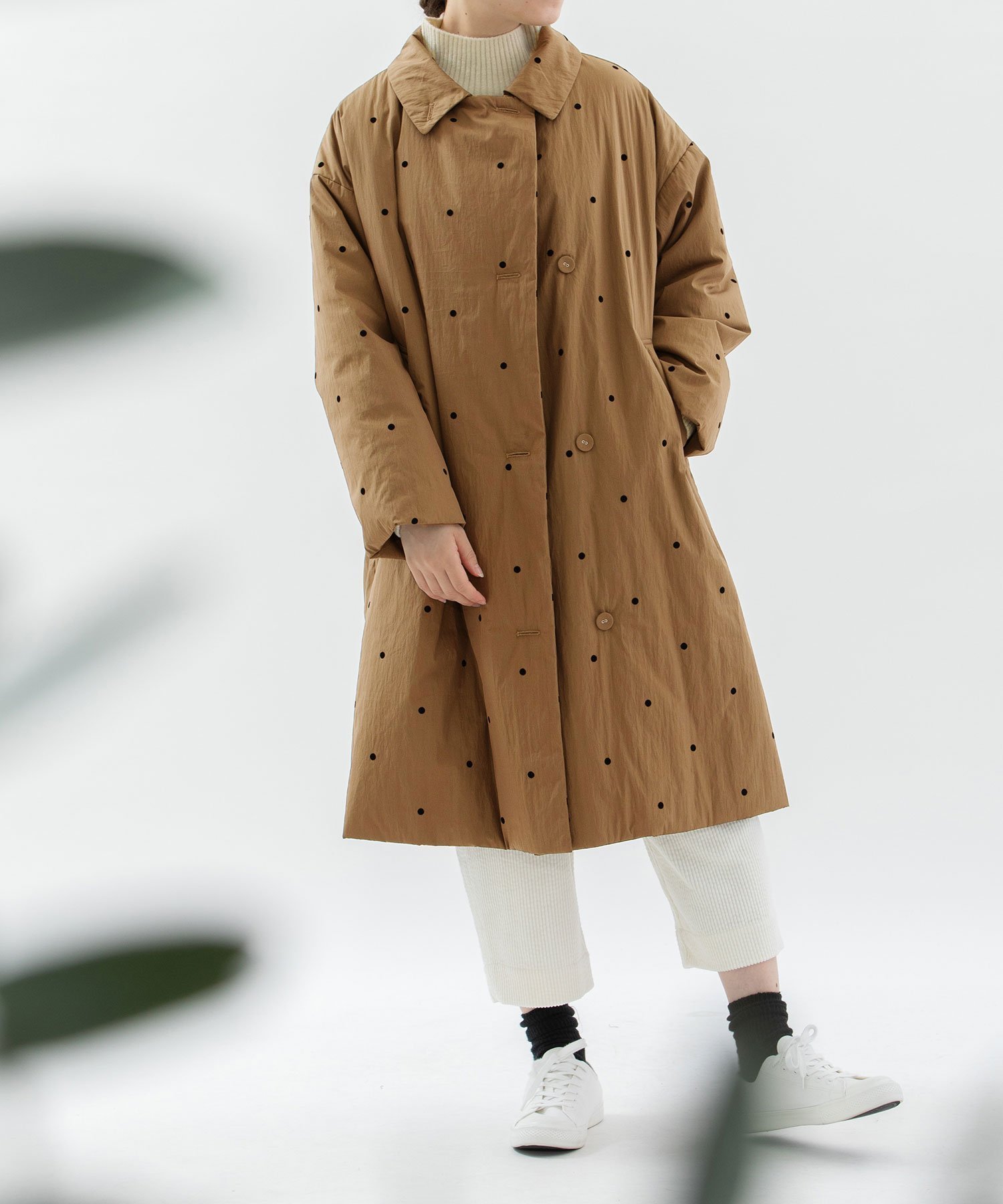 POU DOU DOU｜フロッキーpolka中綿3wayカラーコート | Rakuten Fashion