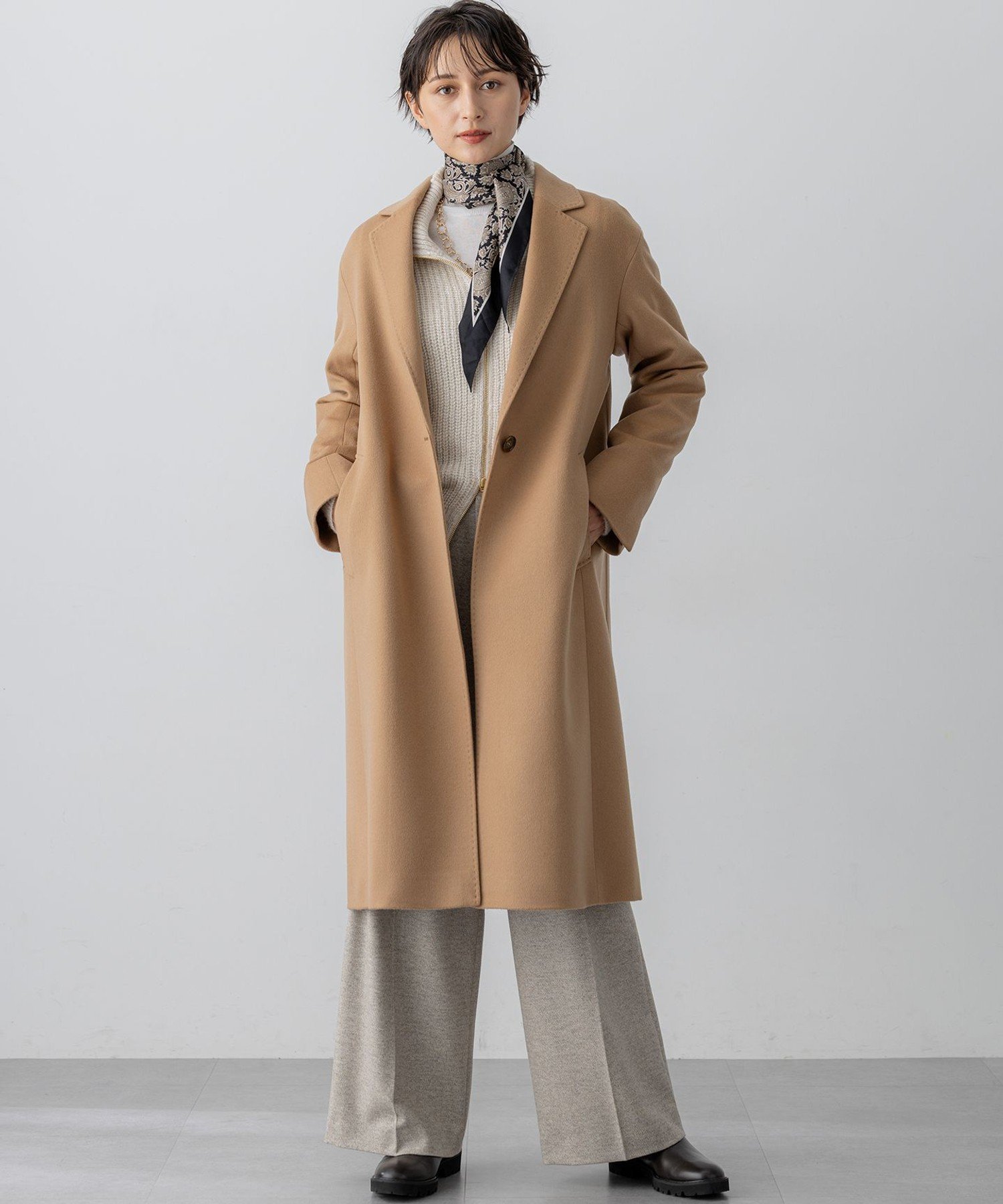 23区｜ウールカシミヤビーバー チェスター コート | Rakuten Fashion