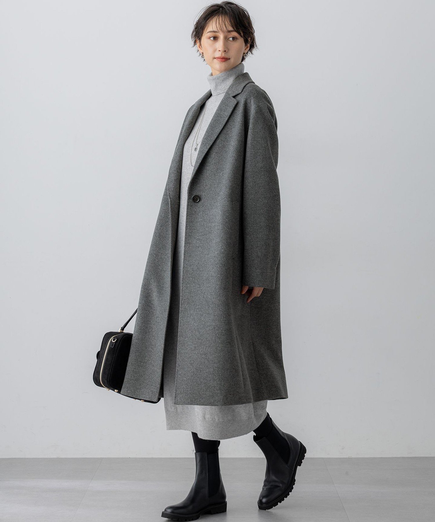 23区｜ウールカシミヤビーバー チェスター コート | Rakuten Fashion