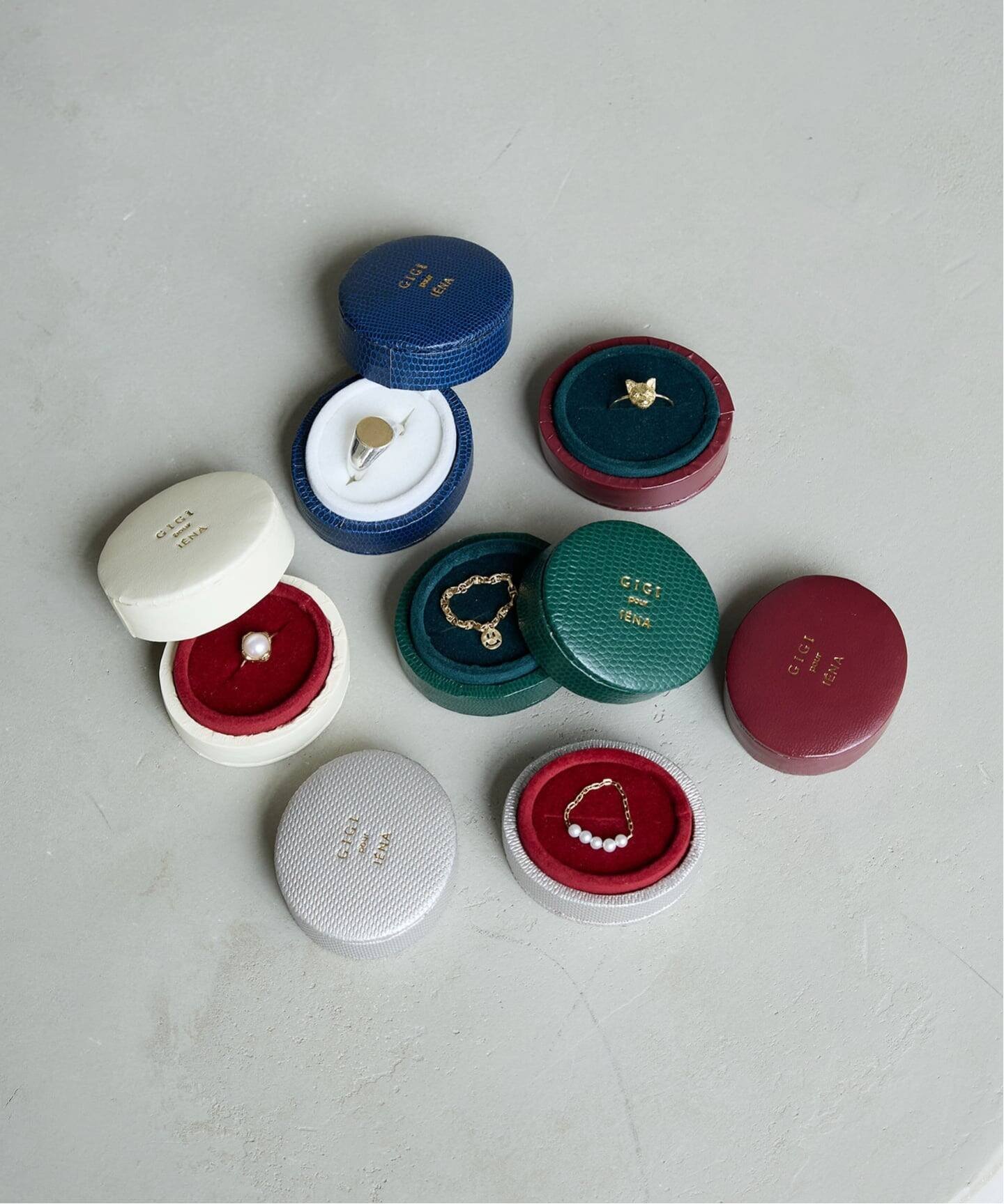 IENA｜《WEB限定/追加予約》GIGI/ジジ 別注 SMILE CHAIN RING EX