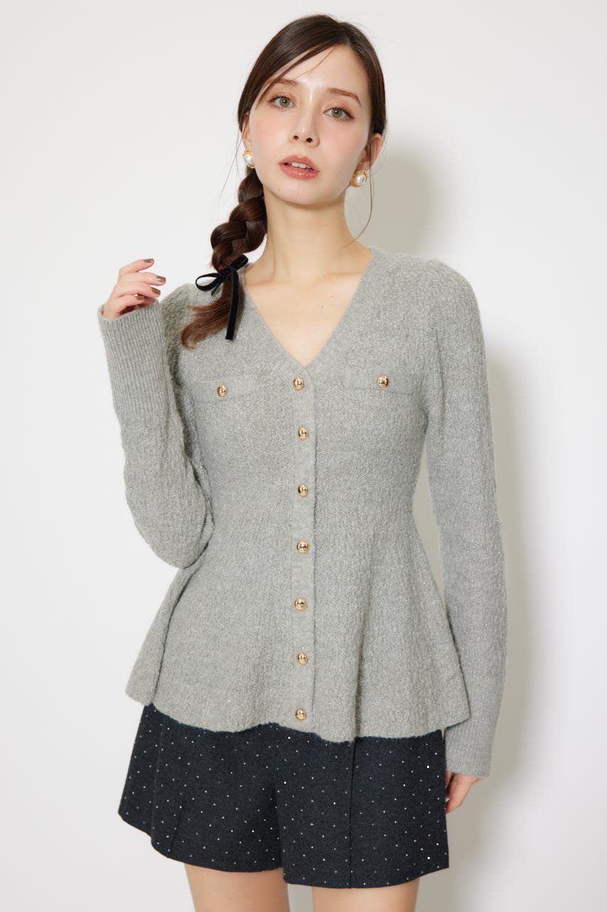 rienda｜2WAYペプラムニットカーディガントップス | Rakuten Fashion