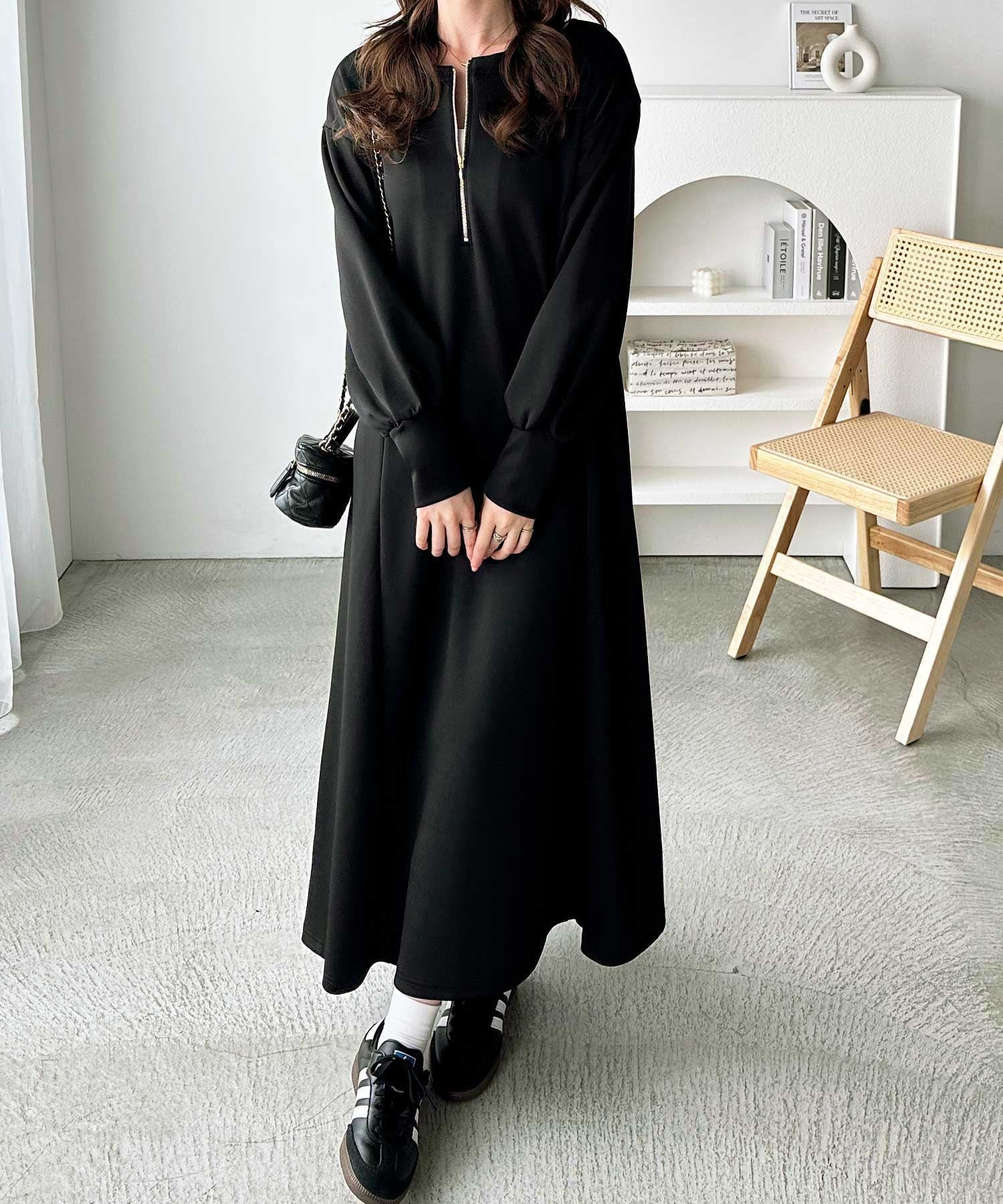 GeeRA｜前後2WAYハーフジップワンピース | Rakuten Fashion(楽天