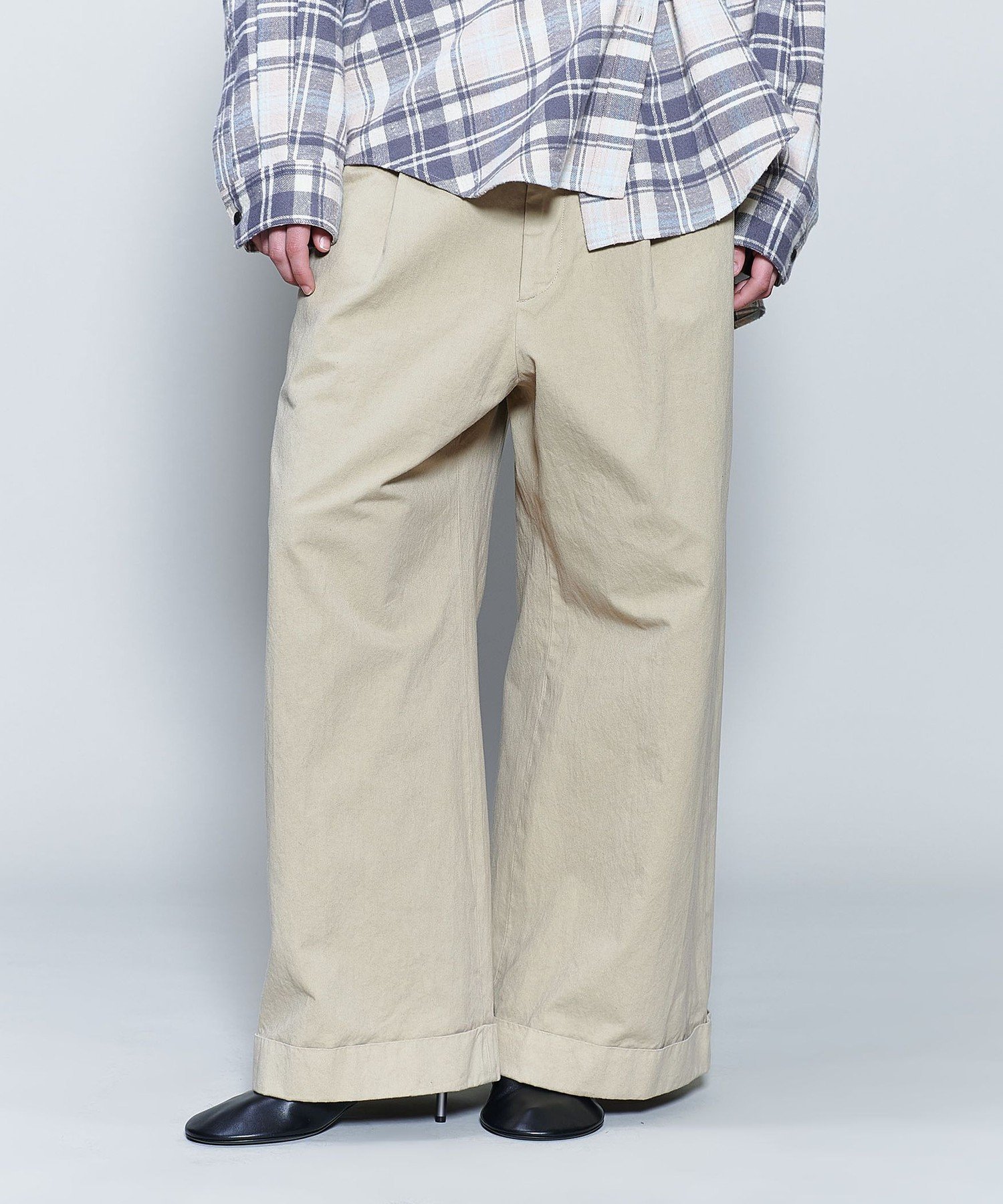 ＜6(ROKU)＞コットンチノワイドパンツ UNITED ARROWS LTD. OUTLET｜<6(ROKU)>コットン チノ ワイド パンツ