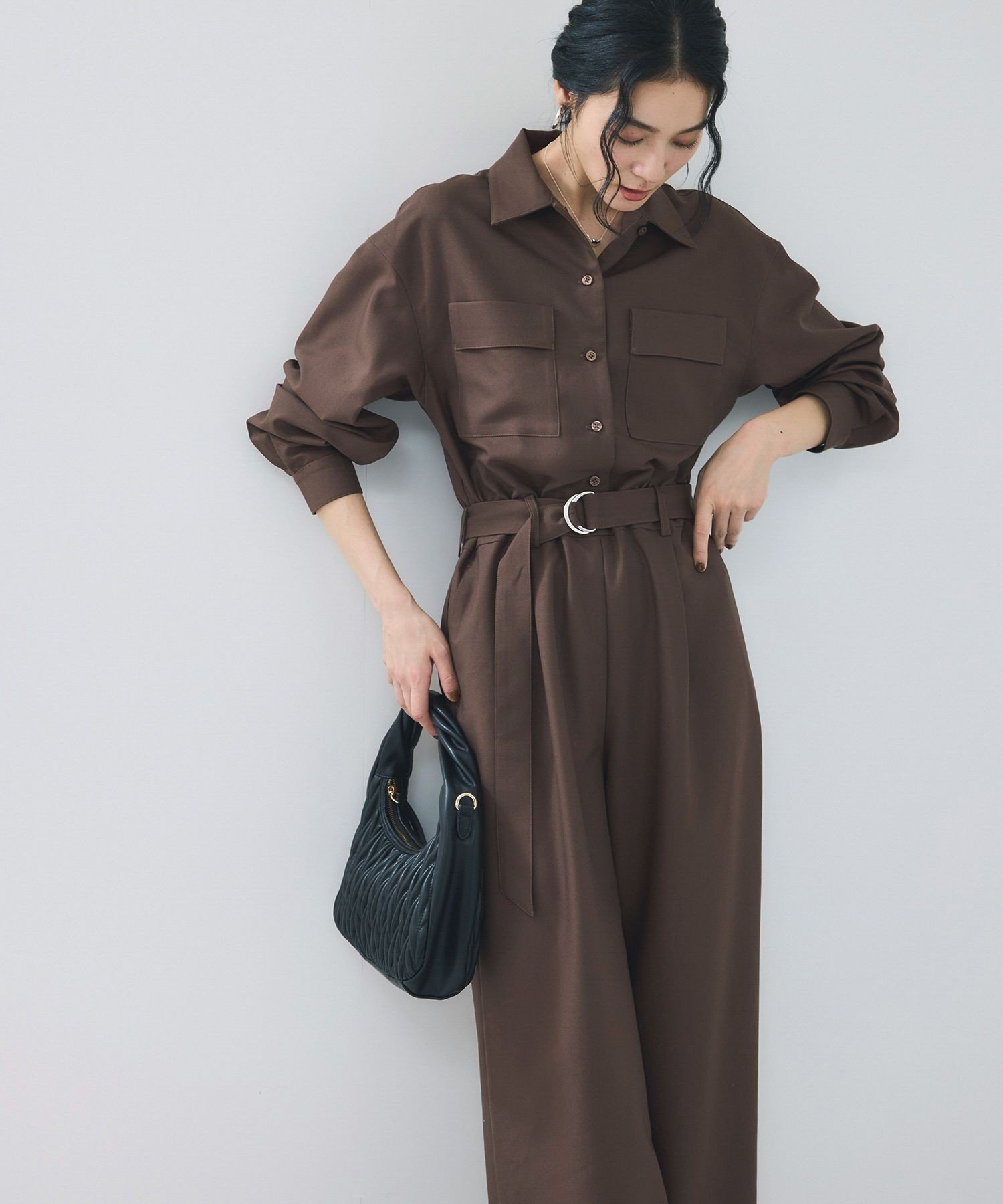 VIS｜ポケットディテールジャンプスーツ | Rakuten Fashion(楽天