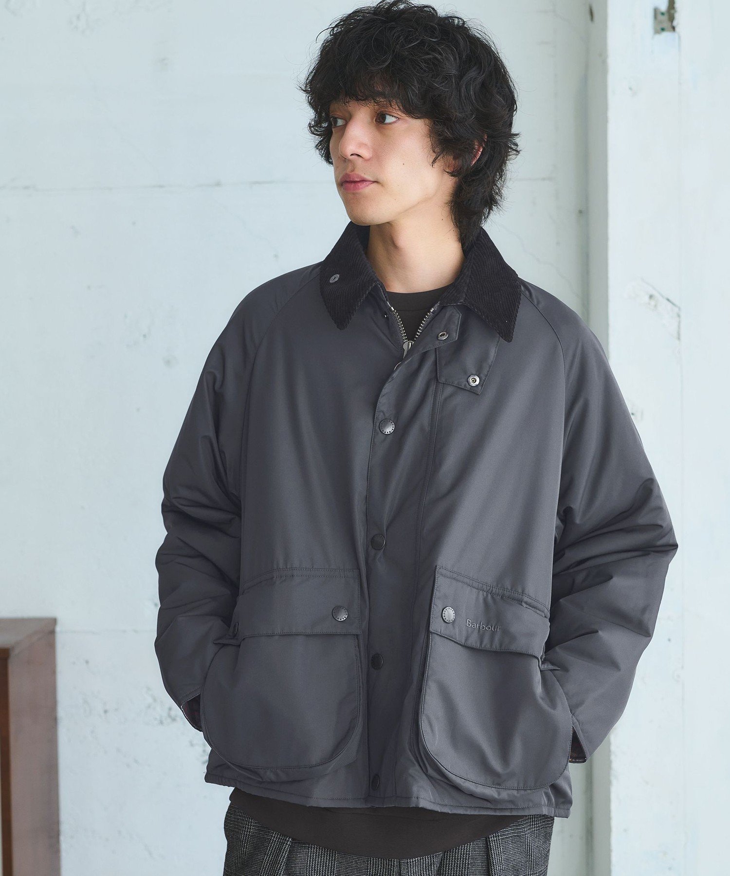 Barbour GLR別注 トランスポート ビデイル ノンワックス UNITED ARROWS green label relaxing 【別注】＜Barbour＞GLR トランス