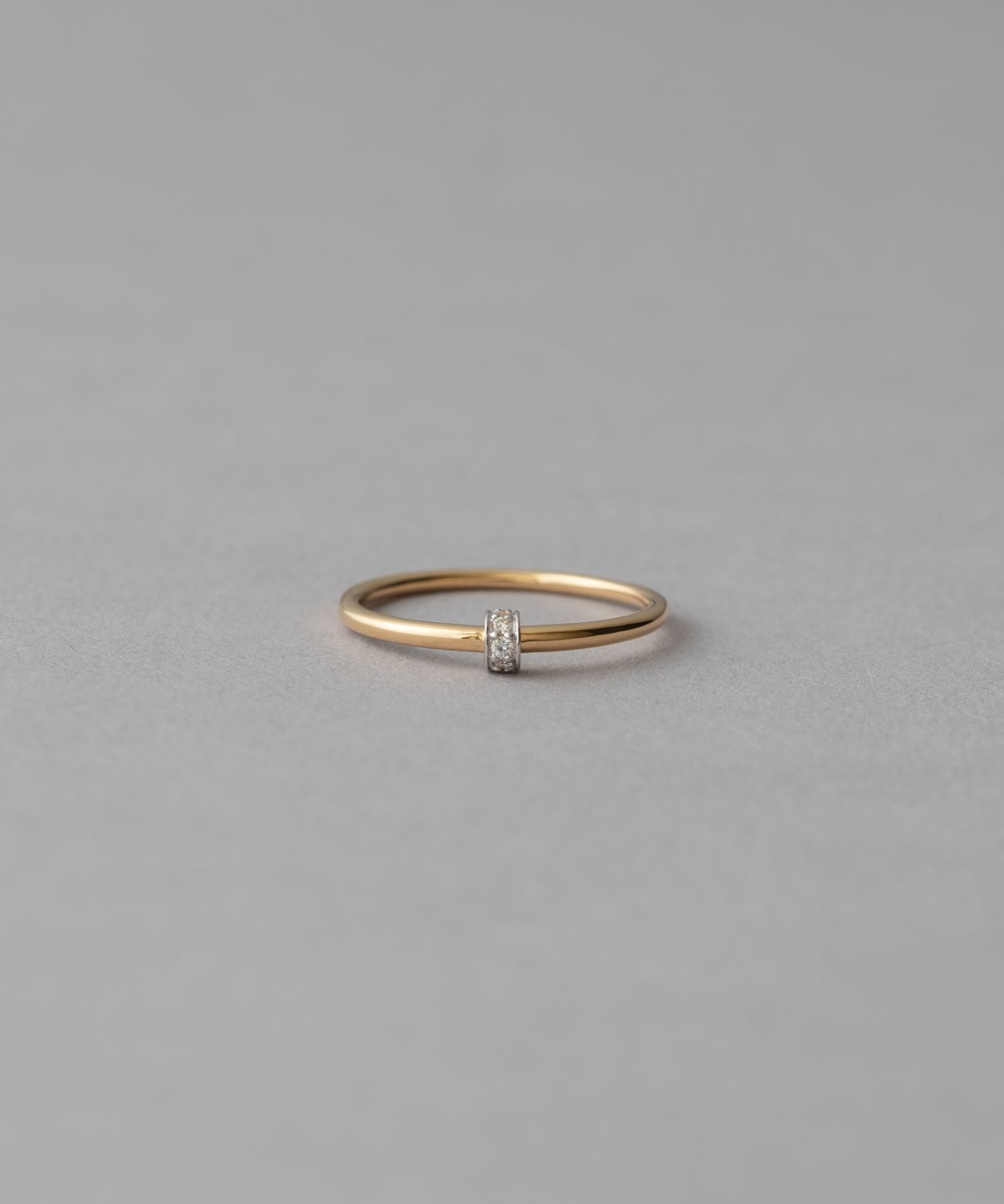 ete｜[レイヤード] K18MPG ダイヤモンド ツイスト リング | Rakuten