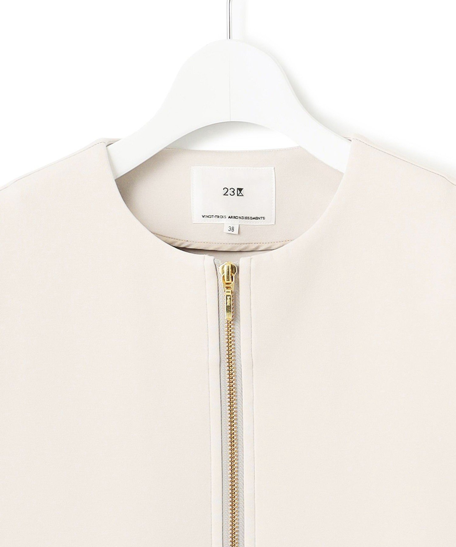 23区｜【洗える】コットンエアー ギャザー ライトアウター | Rakuten