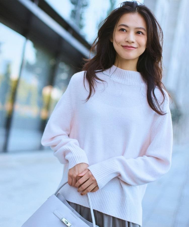 UNTITLED｜【8色展開/洗える】ウールカシミヤ ハイネックニット