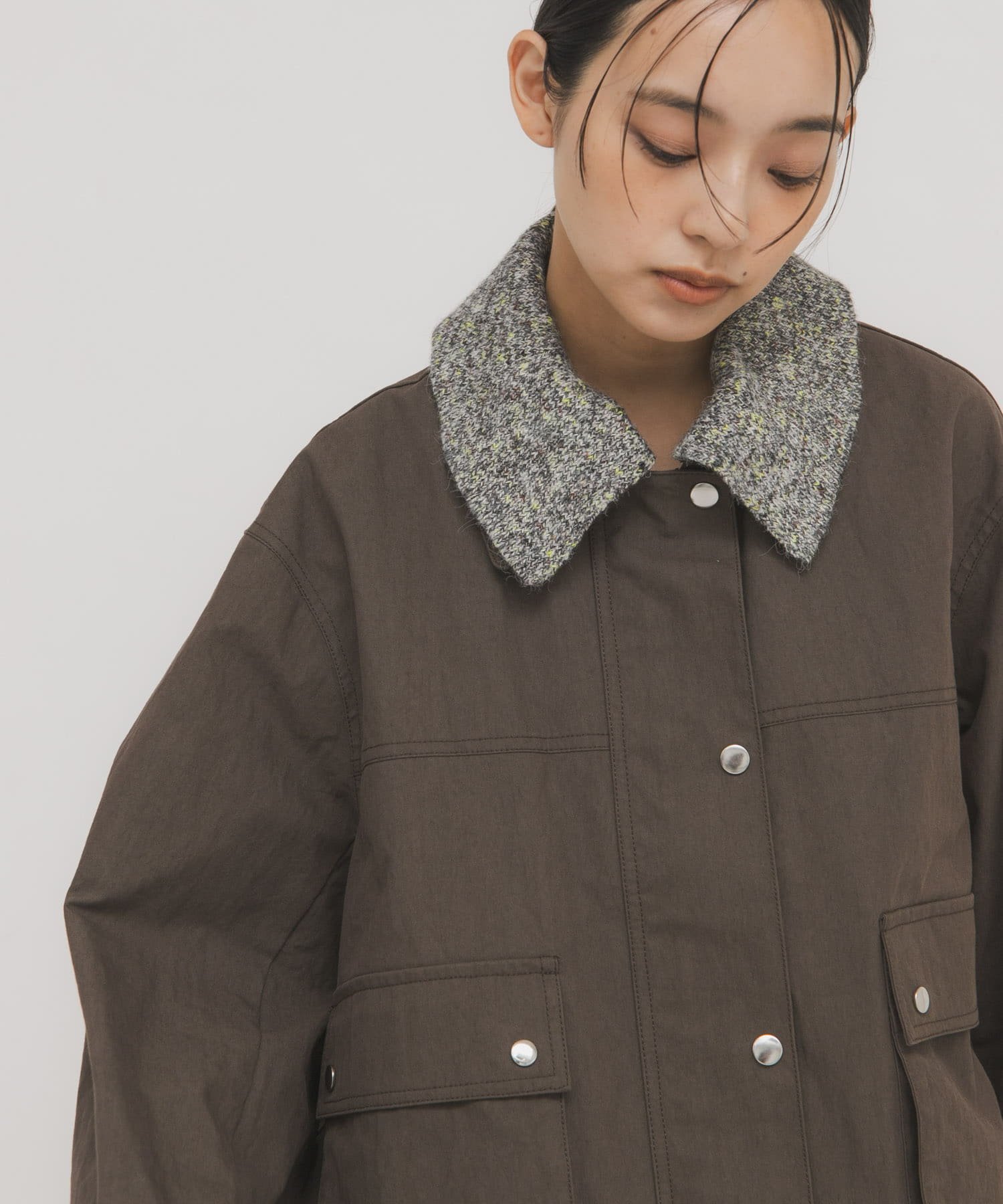 KBF｜2WAYカラーバルーンブルゾン | Rakuten Fashion(楽天ファッション