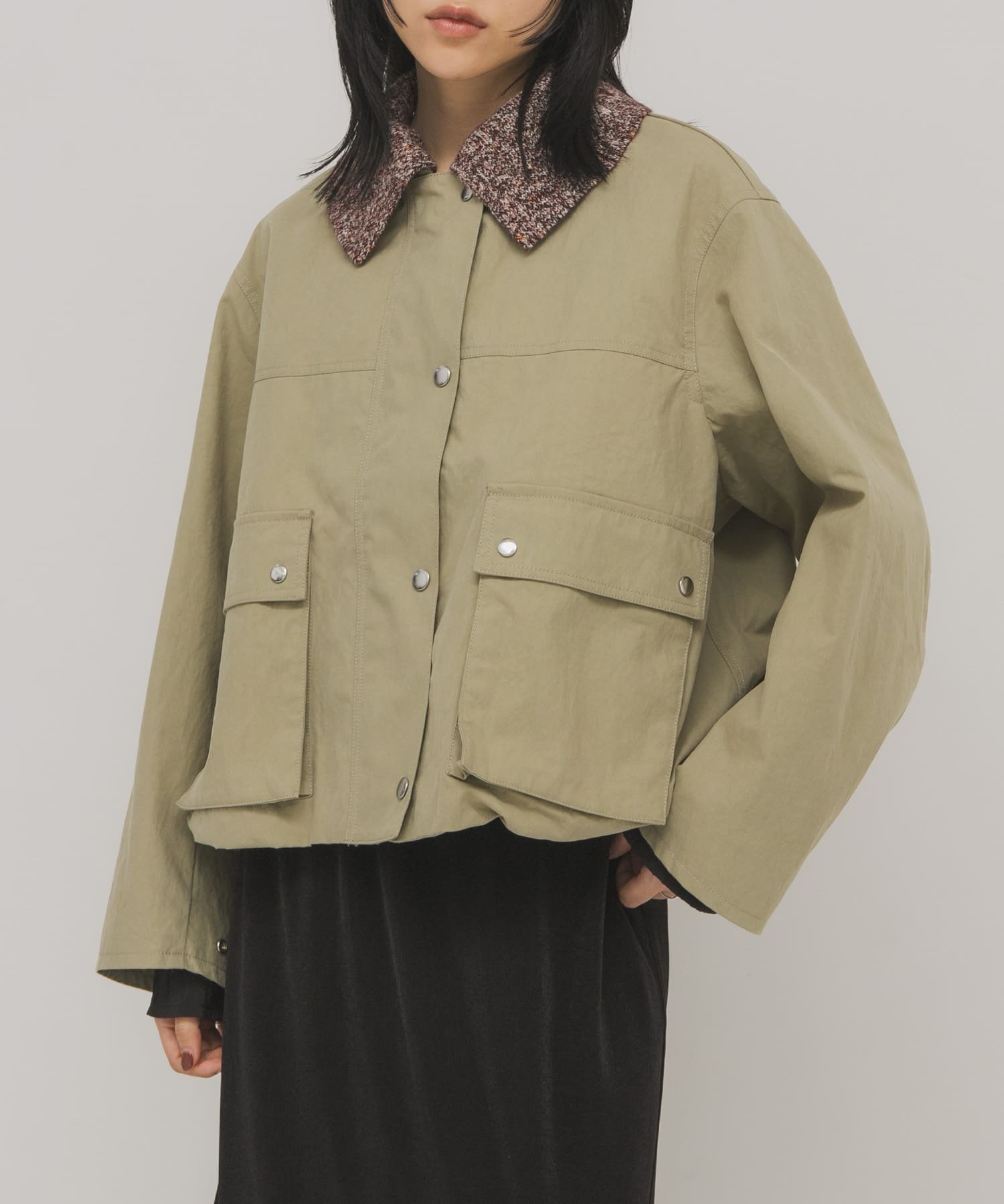 KBF｜2WAYカラーバルーンブルゾン | Rakuten Fashion(楽天ファッション