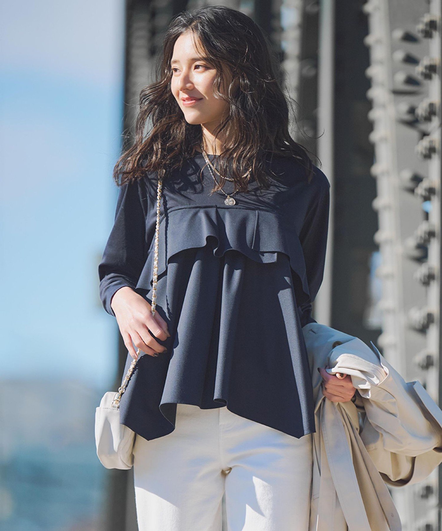 23区｜【洗える】ライトクロスビスチェコンビ ジャージー カットソー