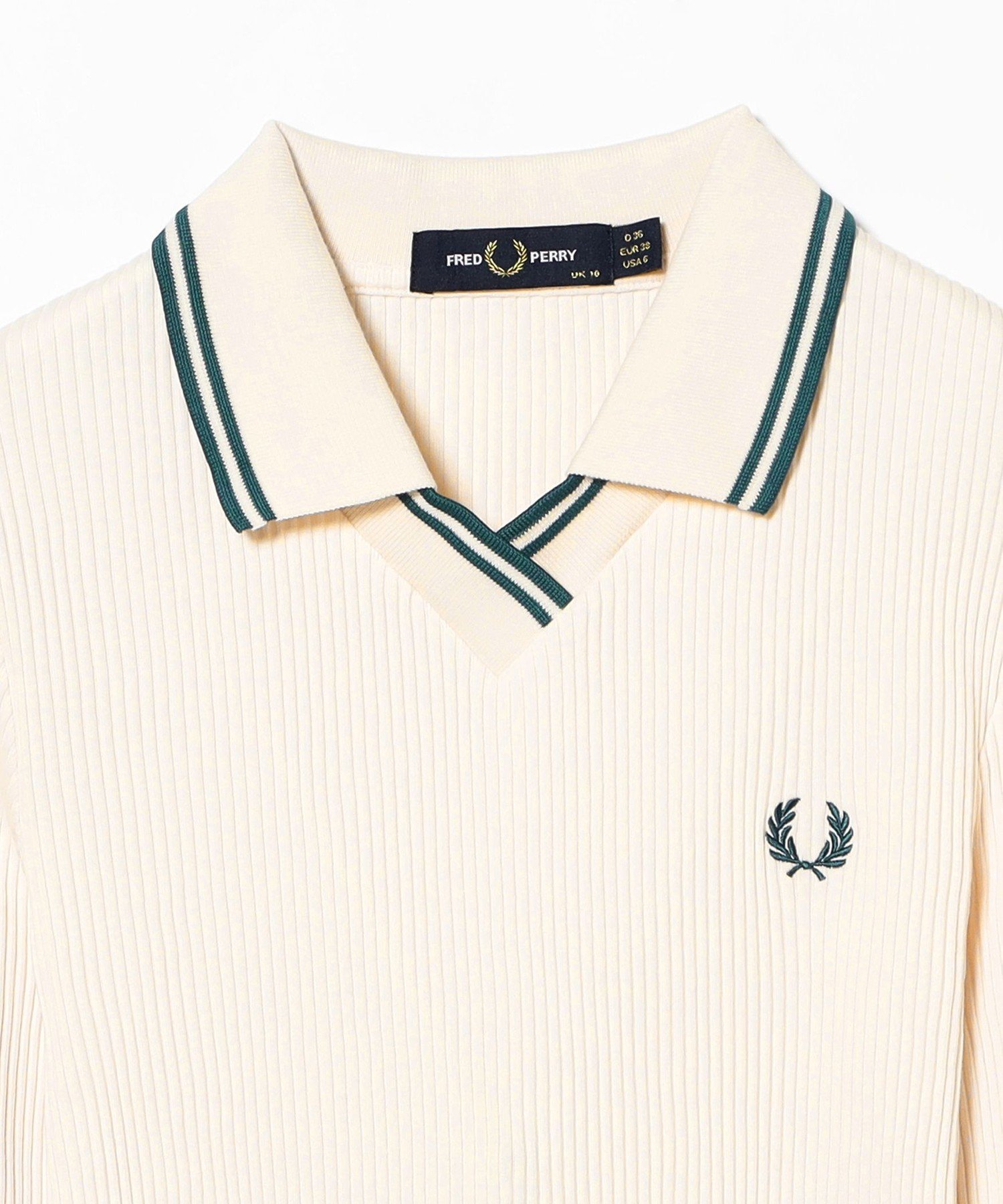 BEAMS WOMEN｜【別注】FRED PERRY / Twin Tipped Ribbed Polo Shirt