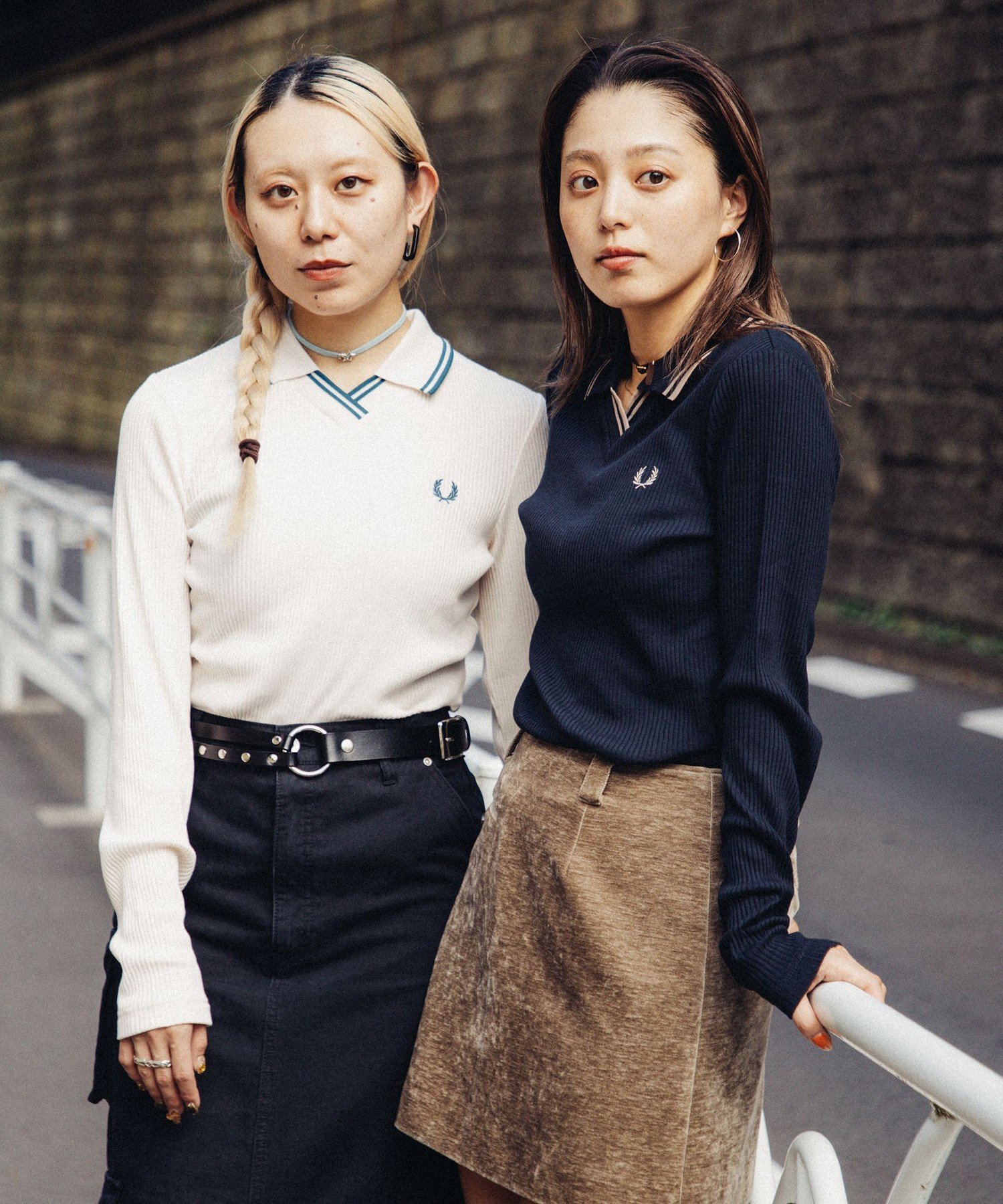 BEAMS WOMEN｜【別注】FRED PERRY / Twin Tipped Ribbed Polo Shirt