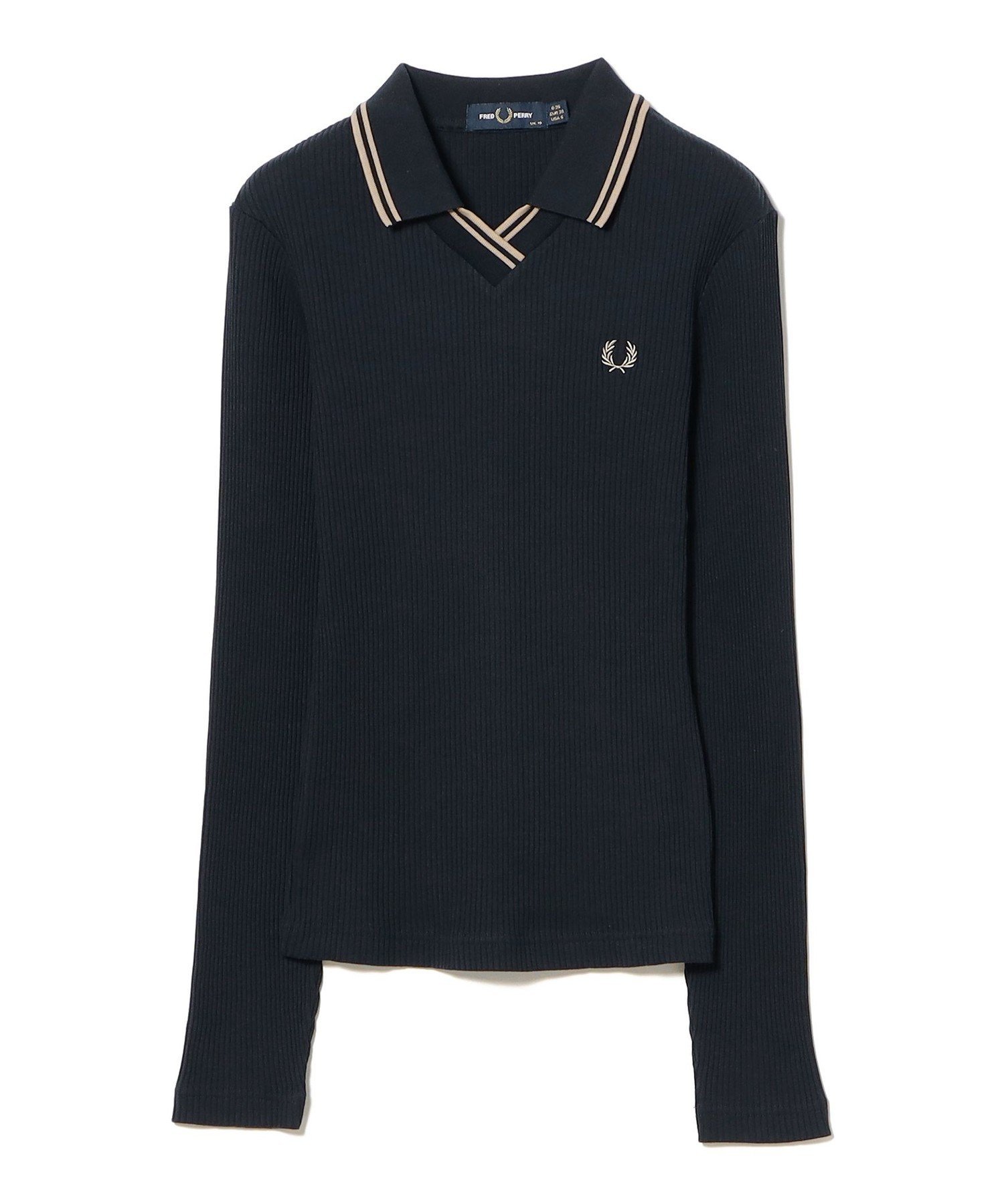 BEAMS WOMEN｜【別注】FRED PERRY / Twin Tipped Ribbed Polo Shirt